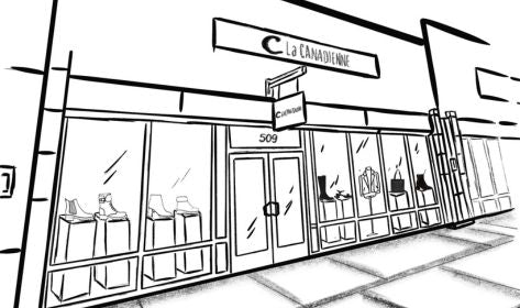 Toronto Premium Outlets storefront drawing