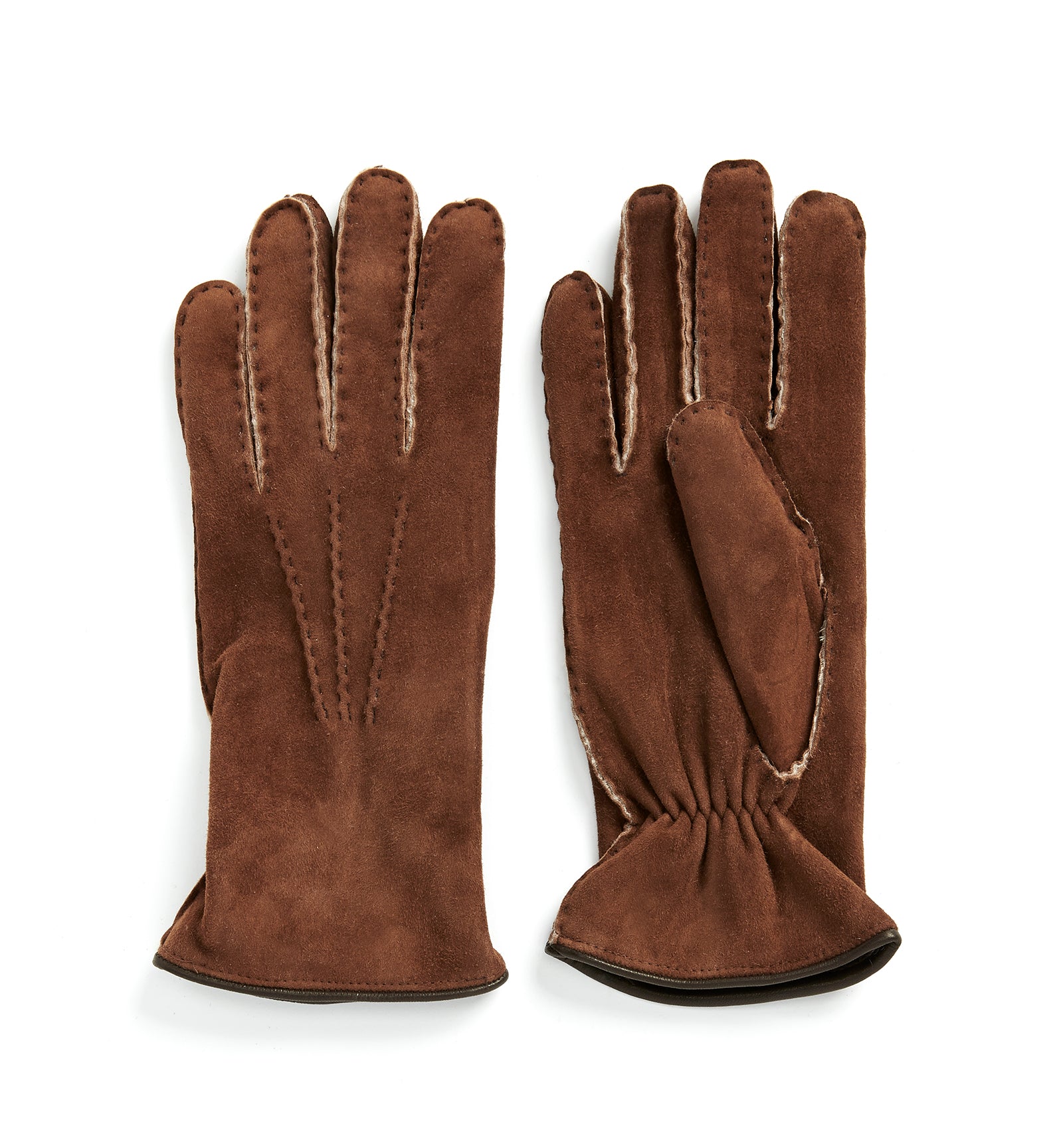 CAESER GANTS EN CUIR DOUBLES EN MOUTON POUR HOMMES