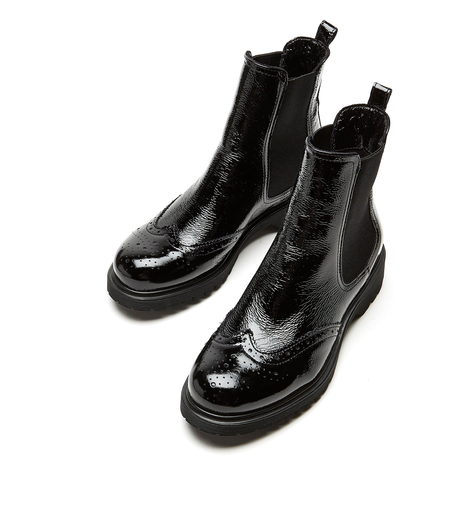 HANSEL BOTTILLON EN CUIR VERNI