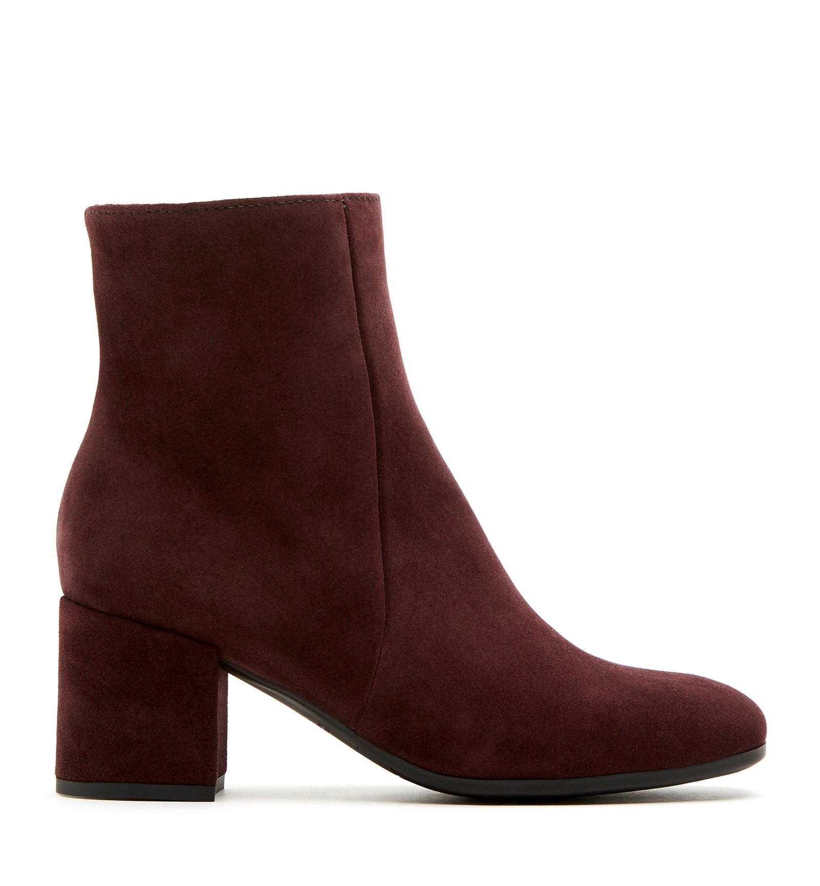 La Canadienne Joanie Suede Bootie Wine 9.5 40 Eu