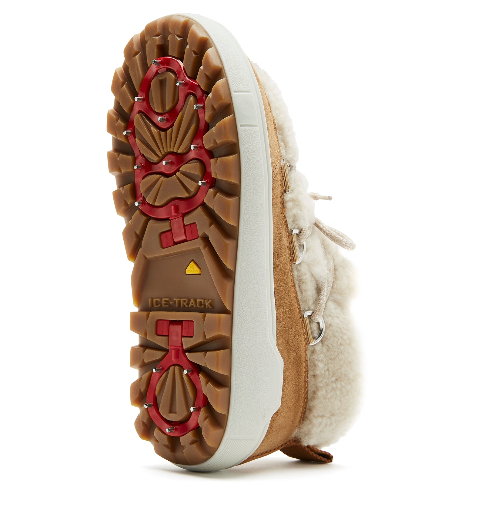 LAUPEN SHEARLING-LINED SUEDE BOOTIE