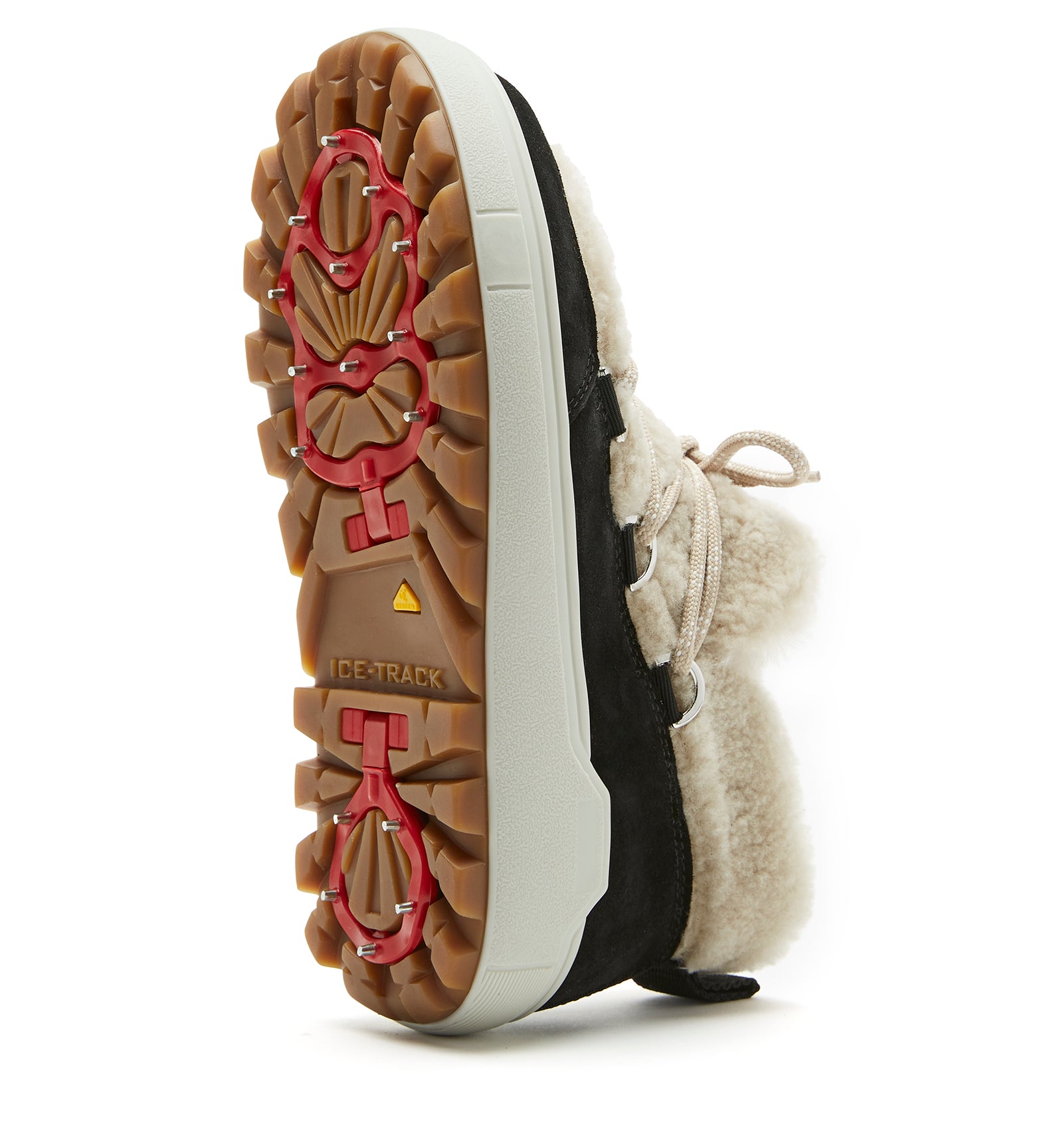 LAUPEN SHEARLING-LINED SUEDE BOOTIE