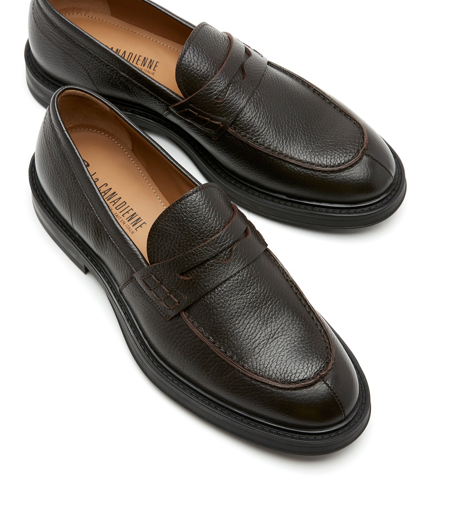 MAKAVELI MEN'S PEBBLE LEATHER LOAFER