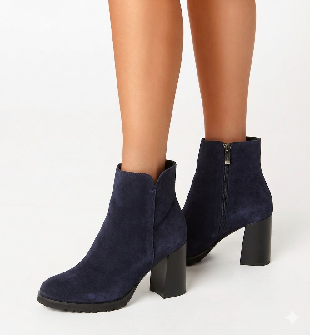 MAGGIE SUEDE HEEL BOOTIE