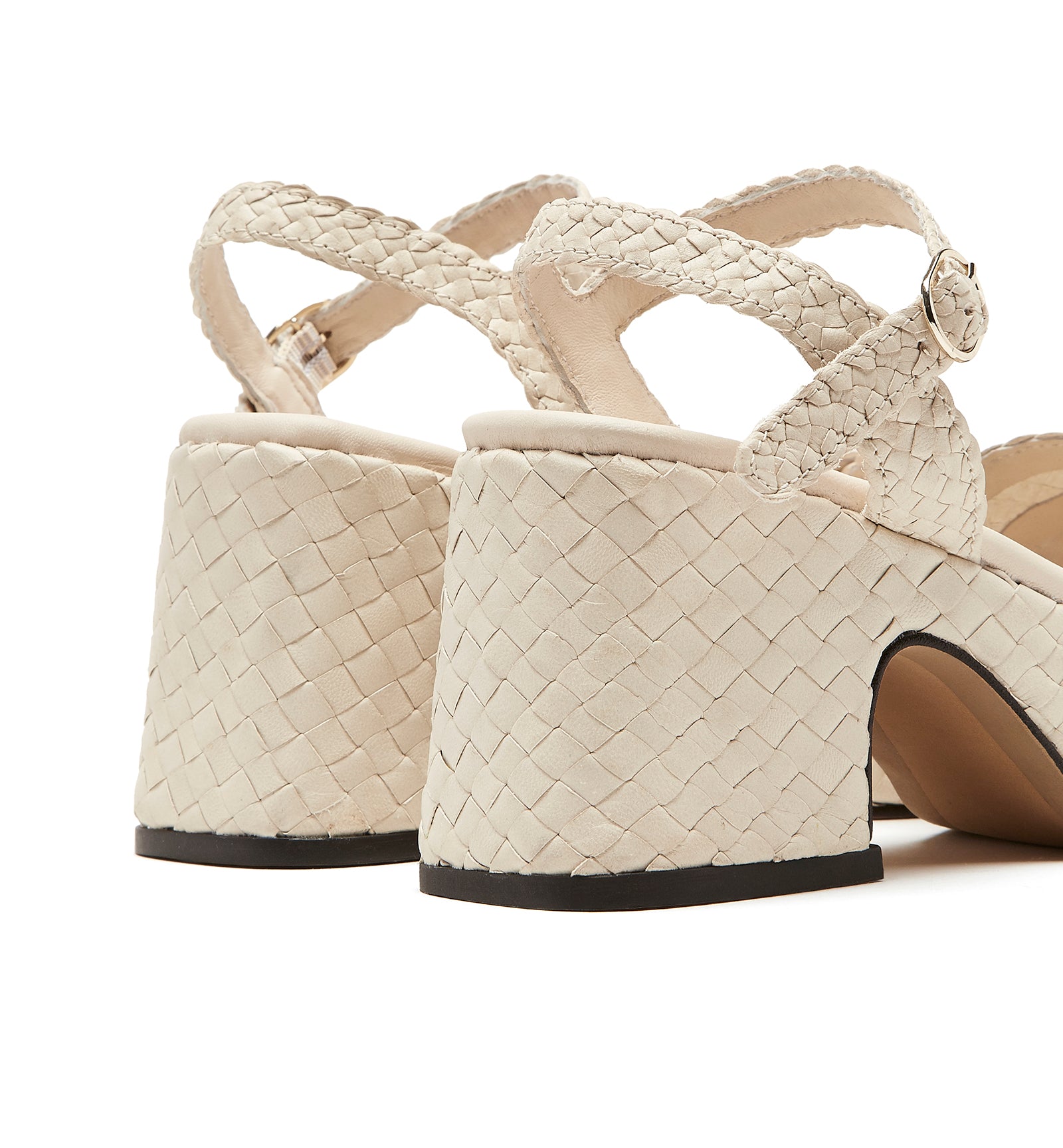 PAMMEE WOVEN LEATHER SANDAL