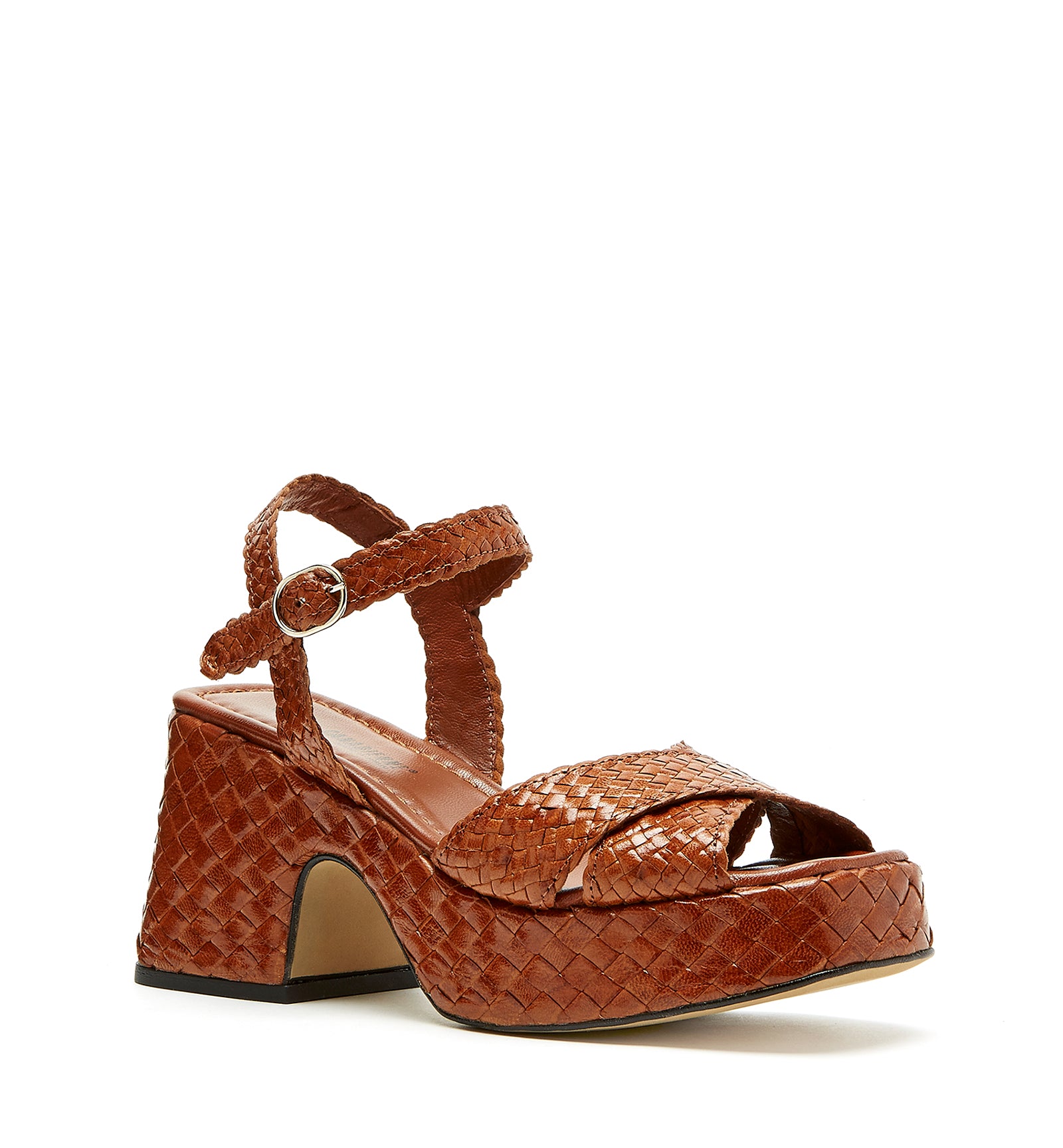 PAMMEE WOVEN LEATHER SANDAL