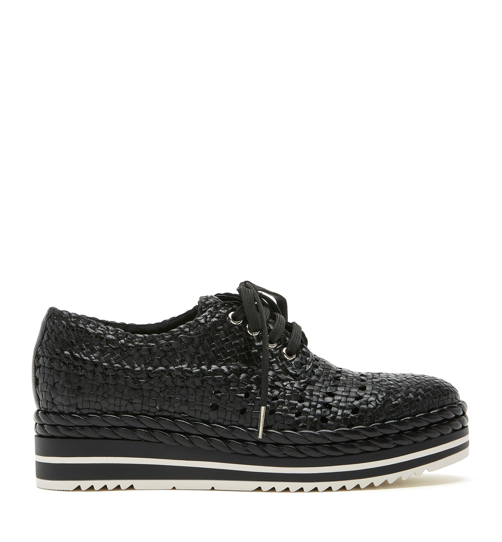 PIKNIK WOVEN LEATHER SHOE