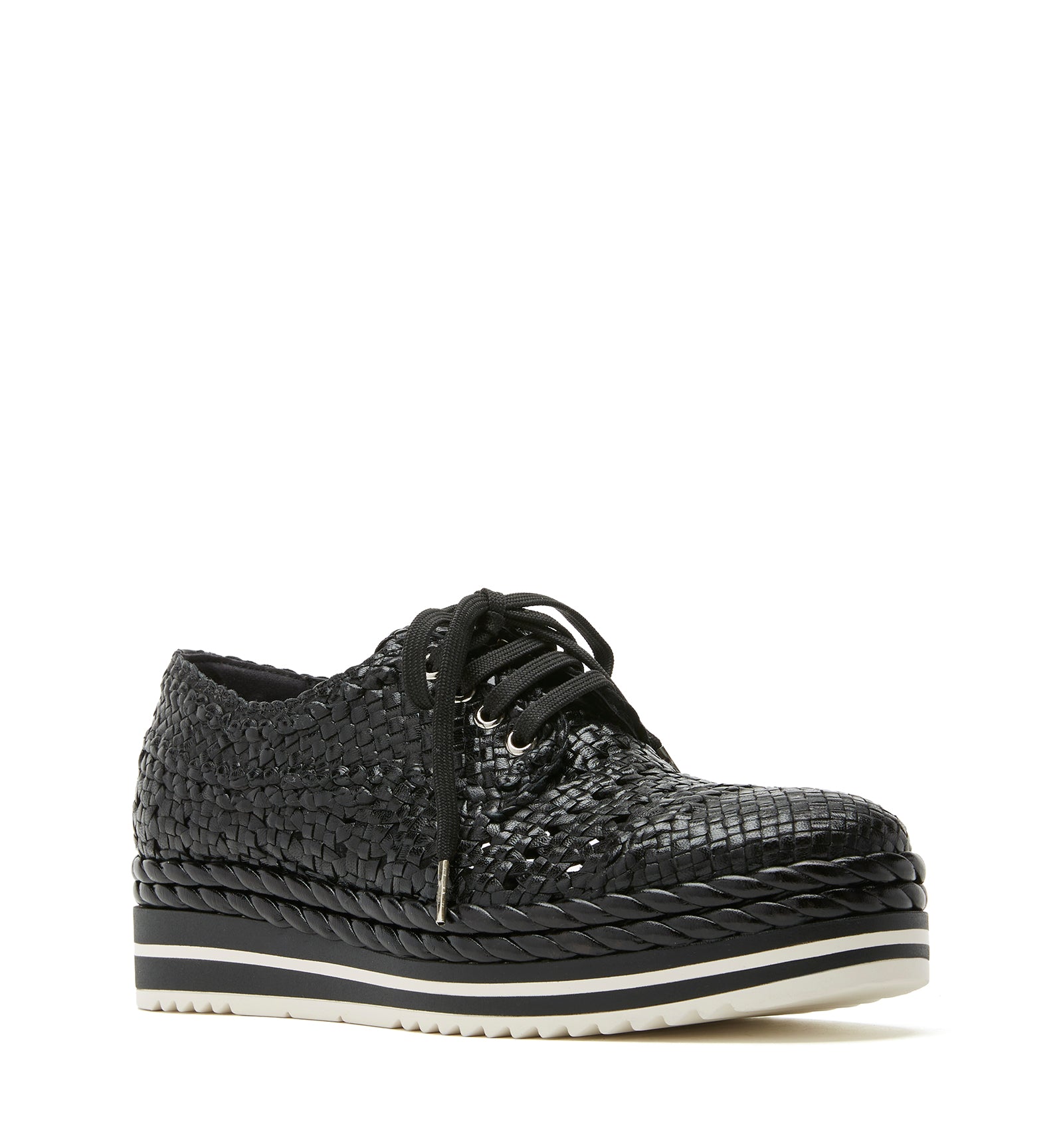 PIKNIK WOVEN LEATHER SHOE