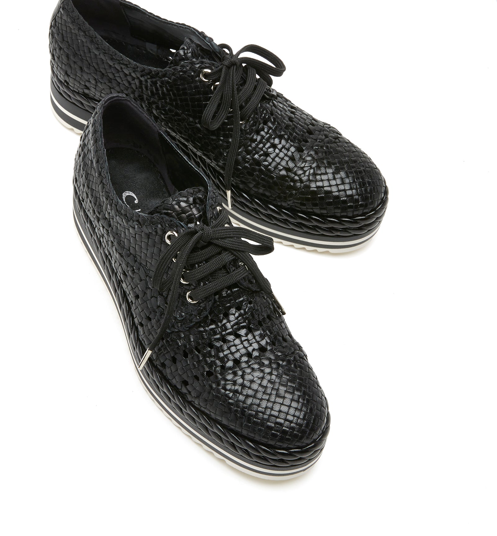 PIKNIK WOVEN LEATHER SHOE