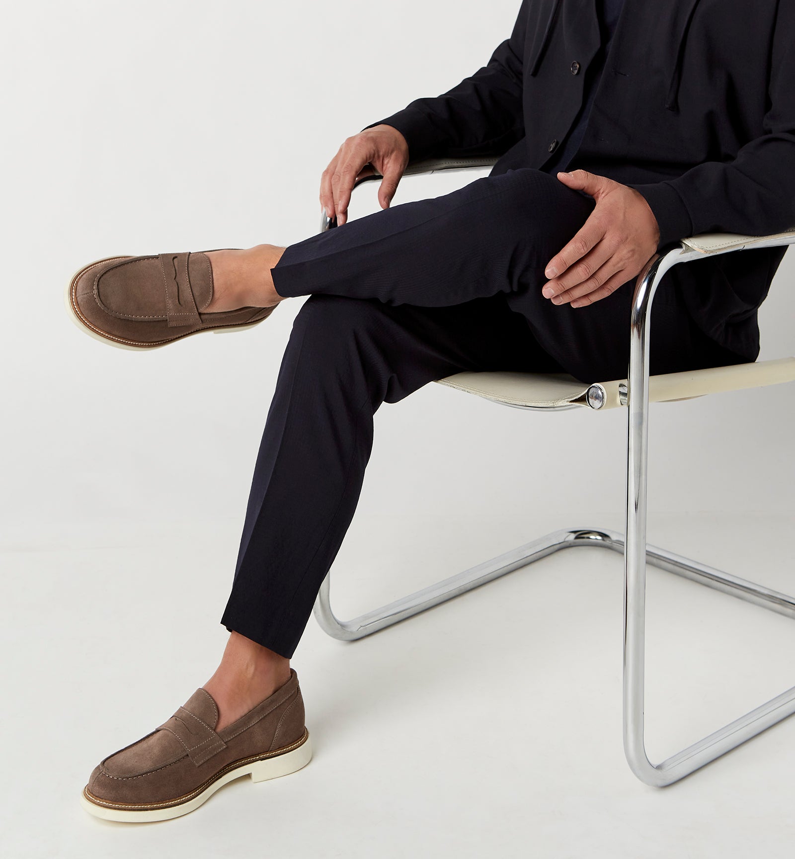 ADAM MEN'S SUEDE LOAFER - La Canadienne