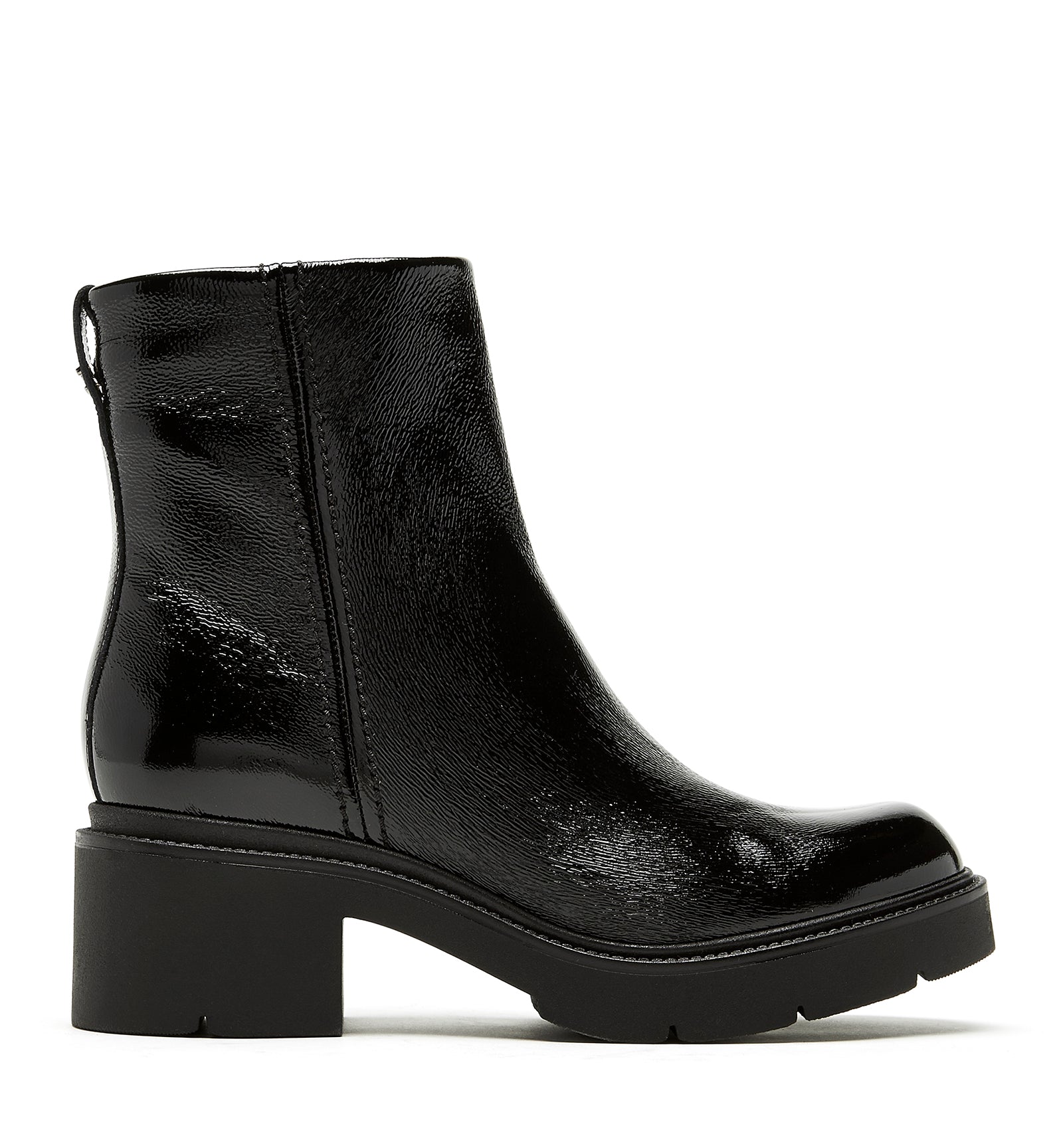 ALEC CRINKLE LEATHER BOOTIE