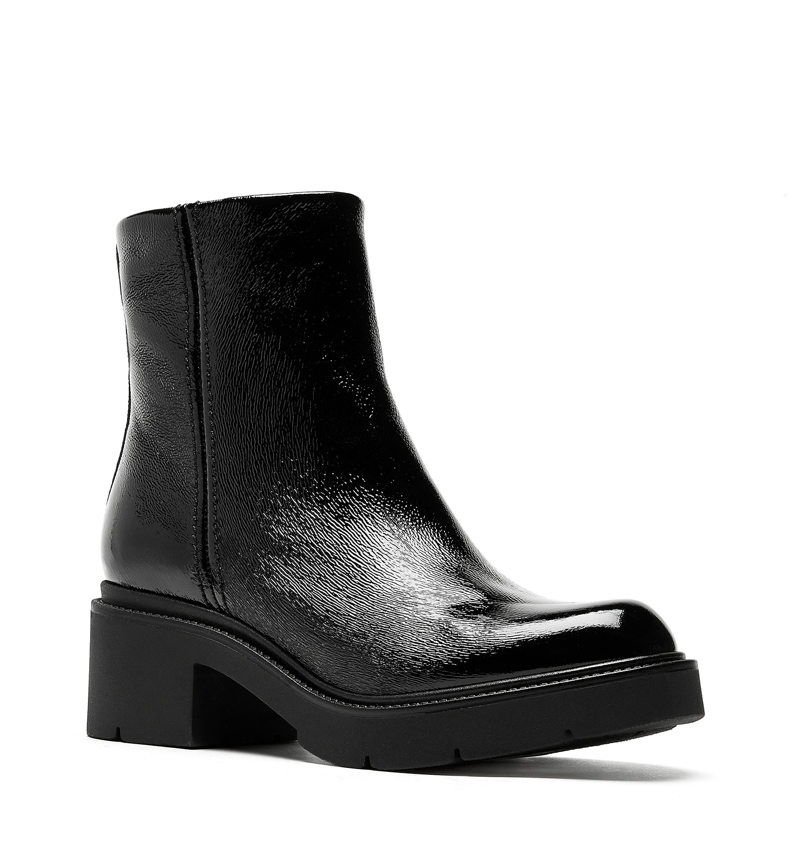 ALEC CRINKLE LEATHER BOOTIE