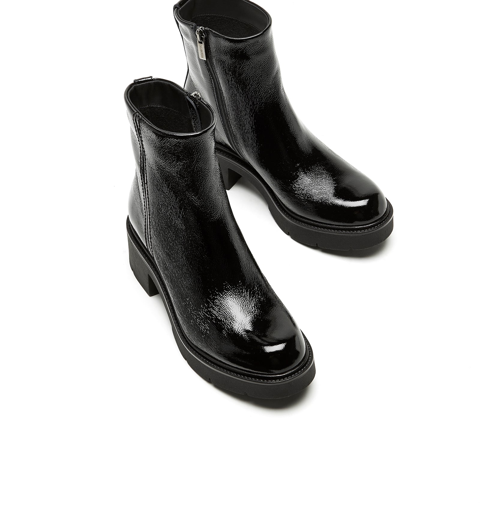 ALEC CRINKLE LEATHER BOOTIE