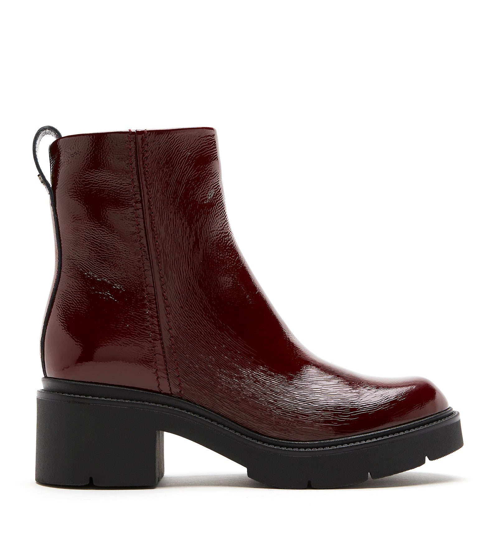 ALEC CRINKLE LEATHER BOOTIE