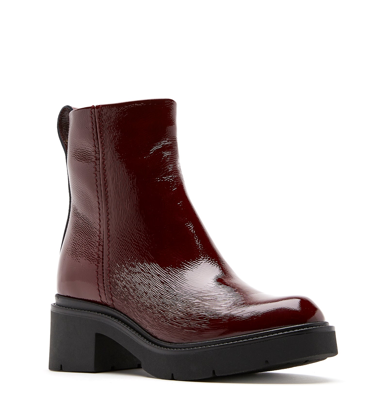 ALEC CRINKLE LEATHER BOOTIE