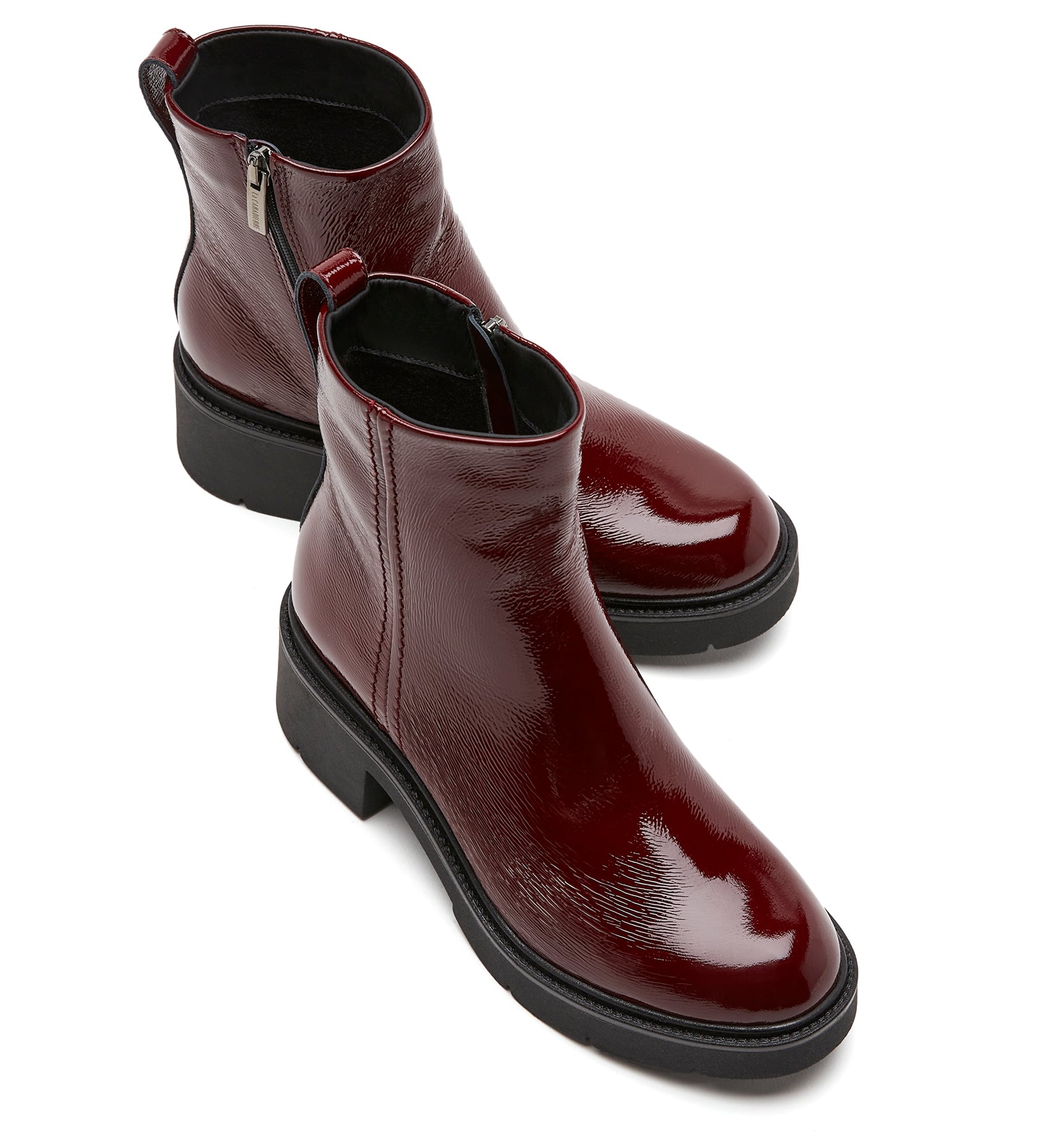 ALEC CRINKLE LEATHER BOOTIE