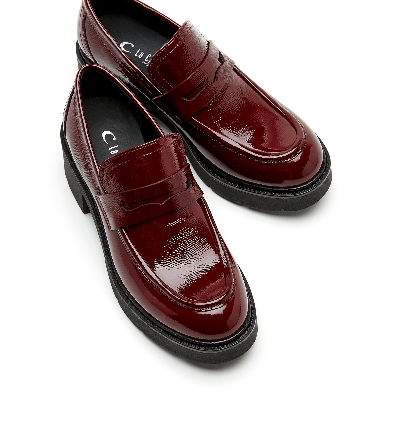 ALISA CRINKLE LEATHER LOAFER