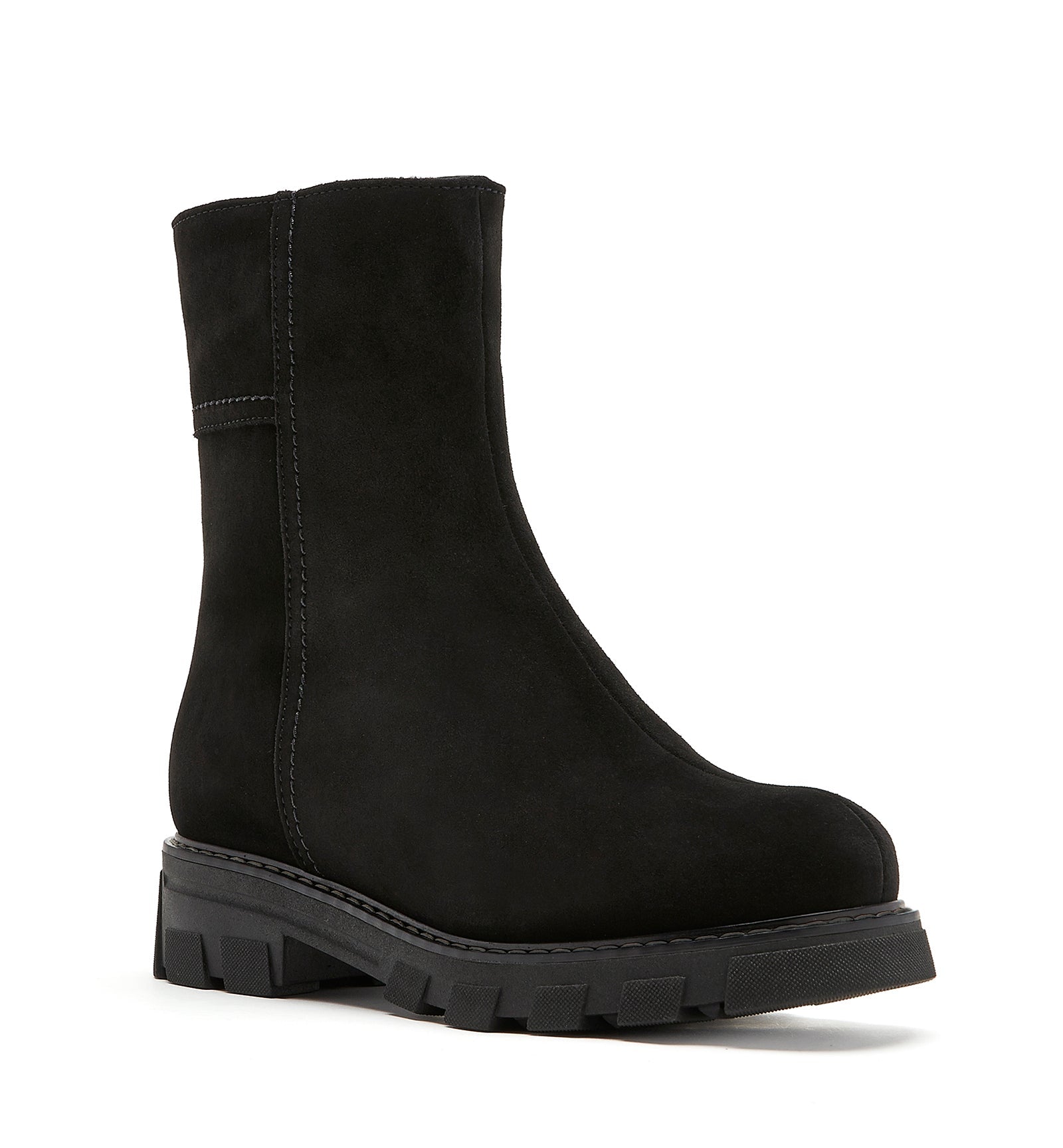 AUTUMN SHEARLING - LINED SUEDE BOOTIE - La Canadienne