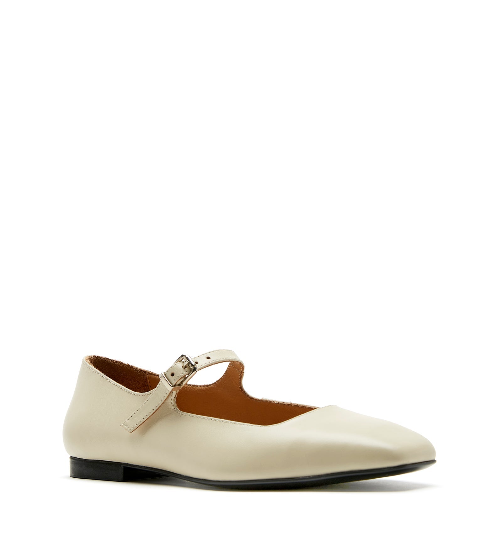 BAKER LEATHER MARY JANE FLAT - La Canadienne