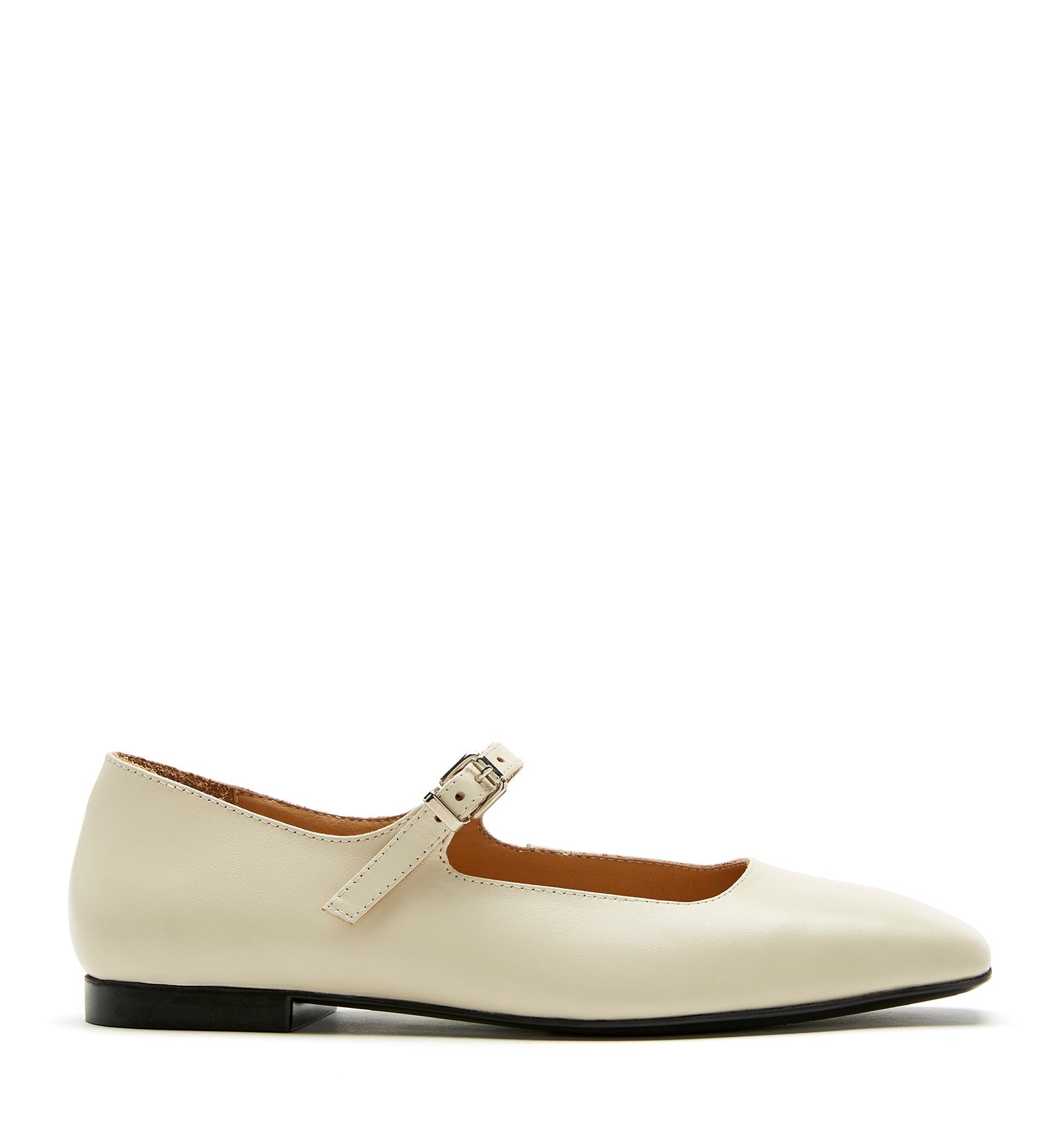 BAKER LEATHER MARY JANE FLAT - La Canadienne