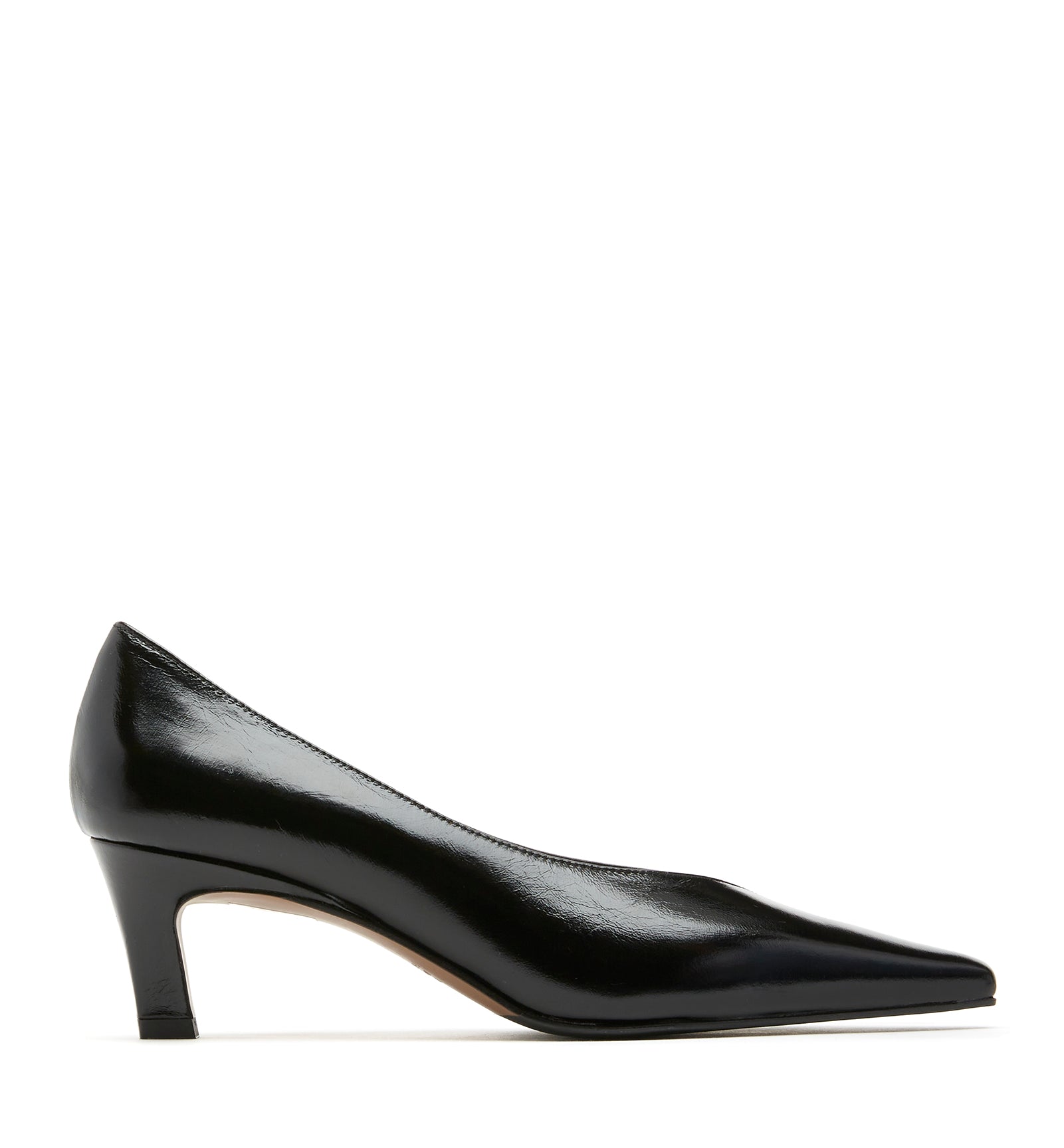 BECKHAM ESCARPIN EN CUIR FROISSÉ