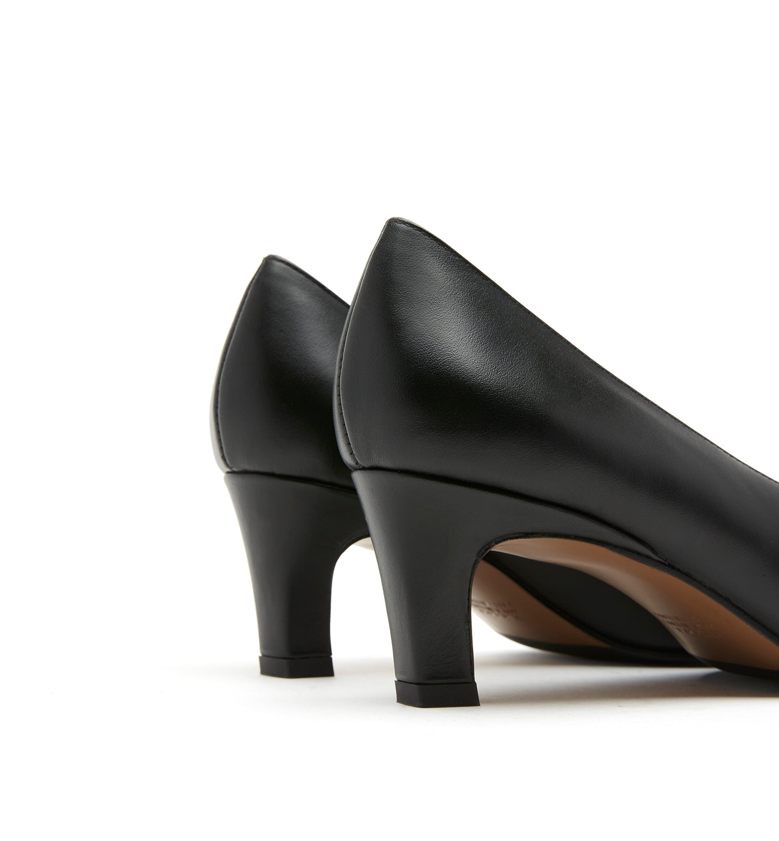 BECKHAM ESCARPIN EN CUIR FROISSÉ