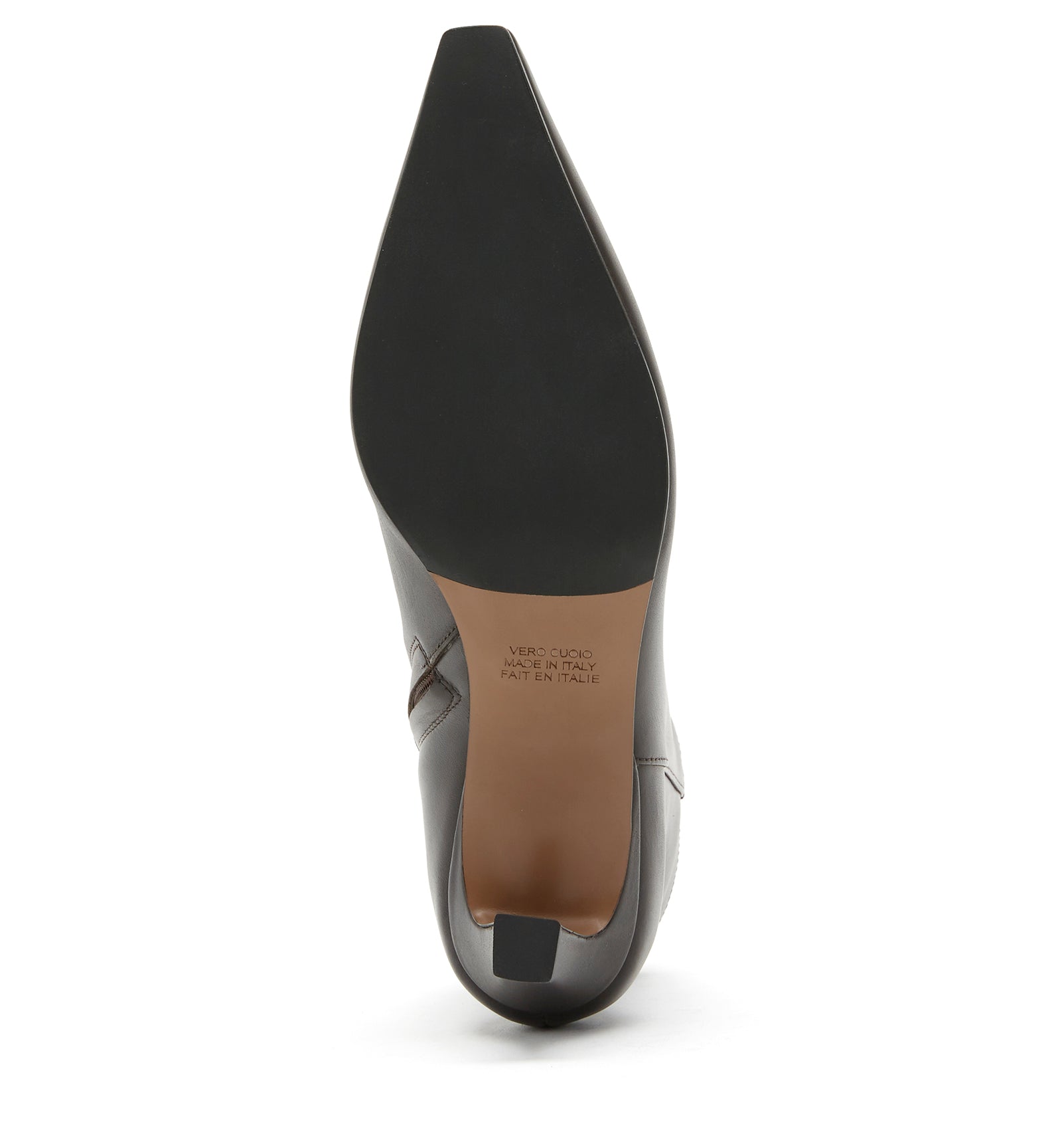BEV LEATHER HEELED BOOTIE