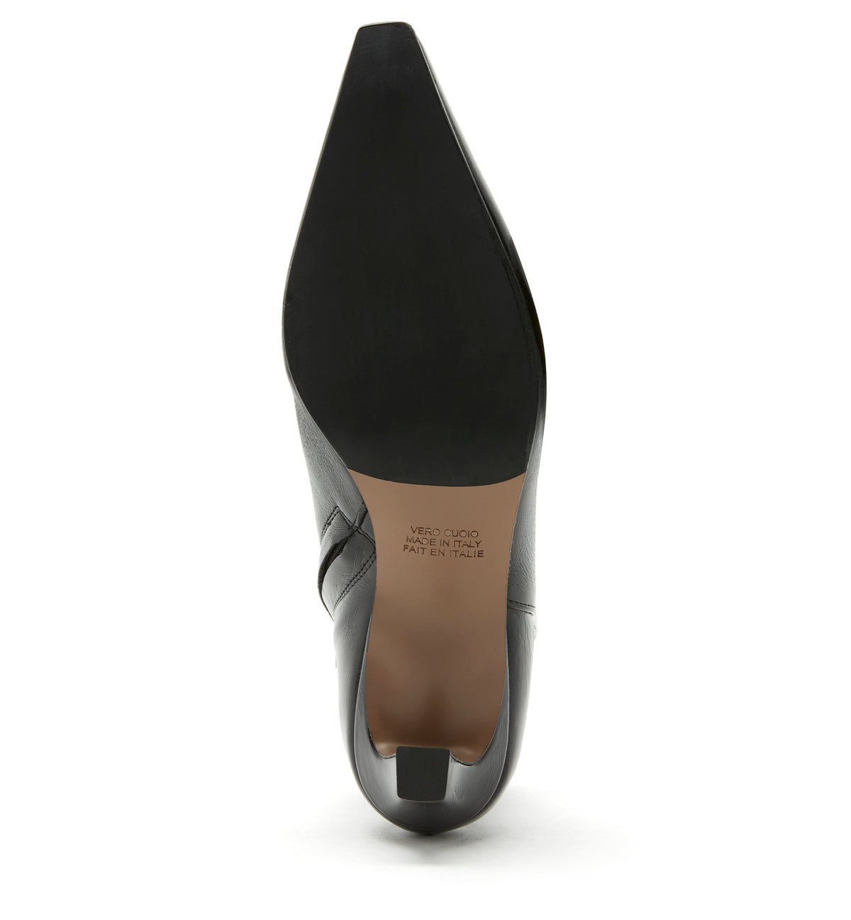 BEV CRUSHED LEATHER HEELED BOOTIE — Item 5 of 6