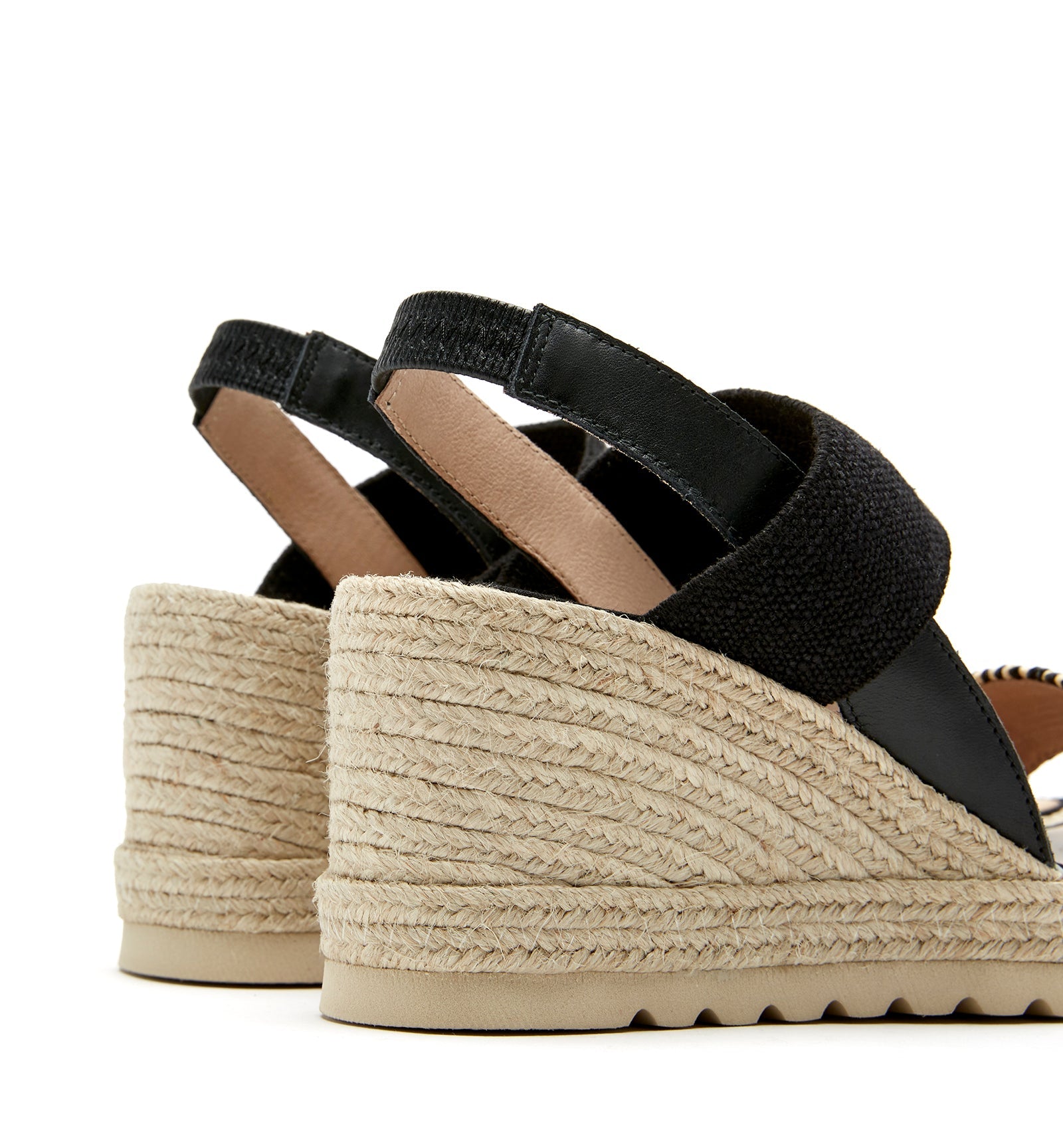 CASSINO FABRIC WEDGE ESPADRILLE - La Canadienne