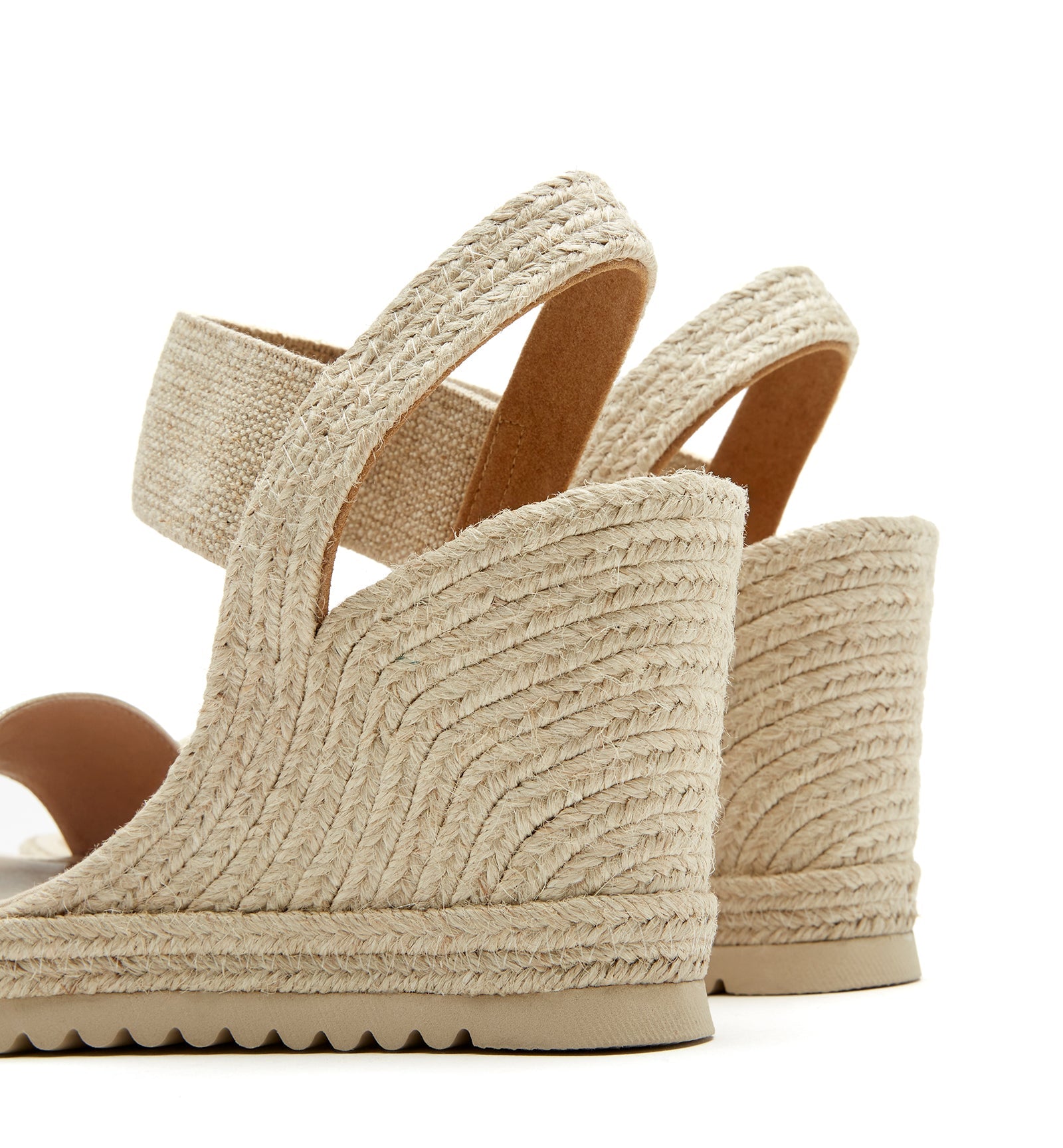 CHRISHELL LEATHER WEDGE ESPADRILLE - La Canadienne