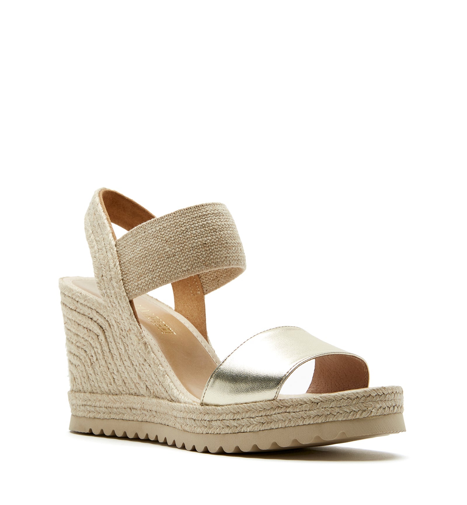 CHRISHELL LEATHER WEDGE ESPADRILLE - La Canadienne