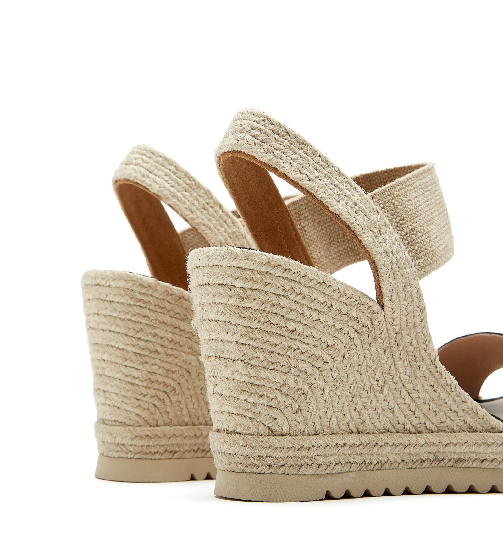 CHRISHELL LEATHER WEDGE ESPADRILLE - La Canadienne