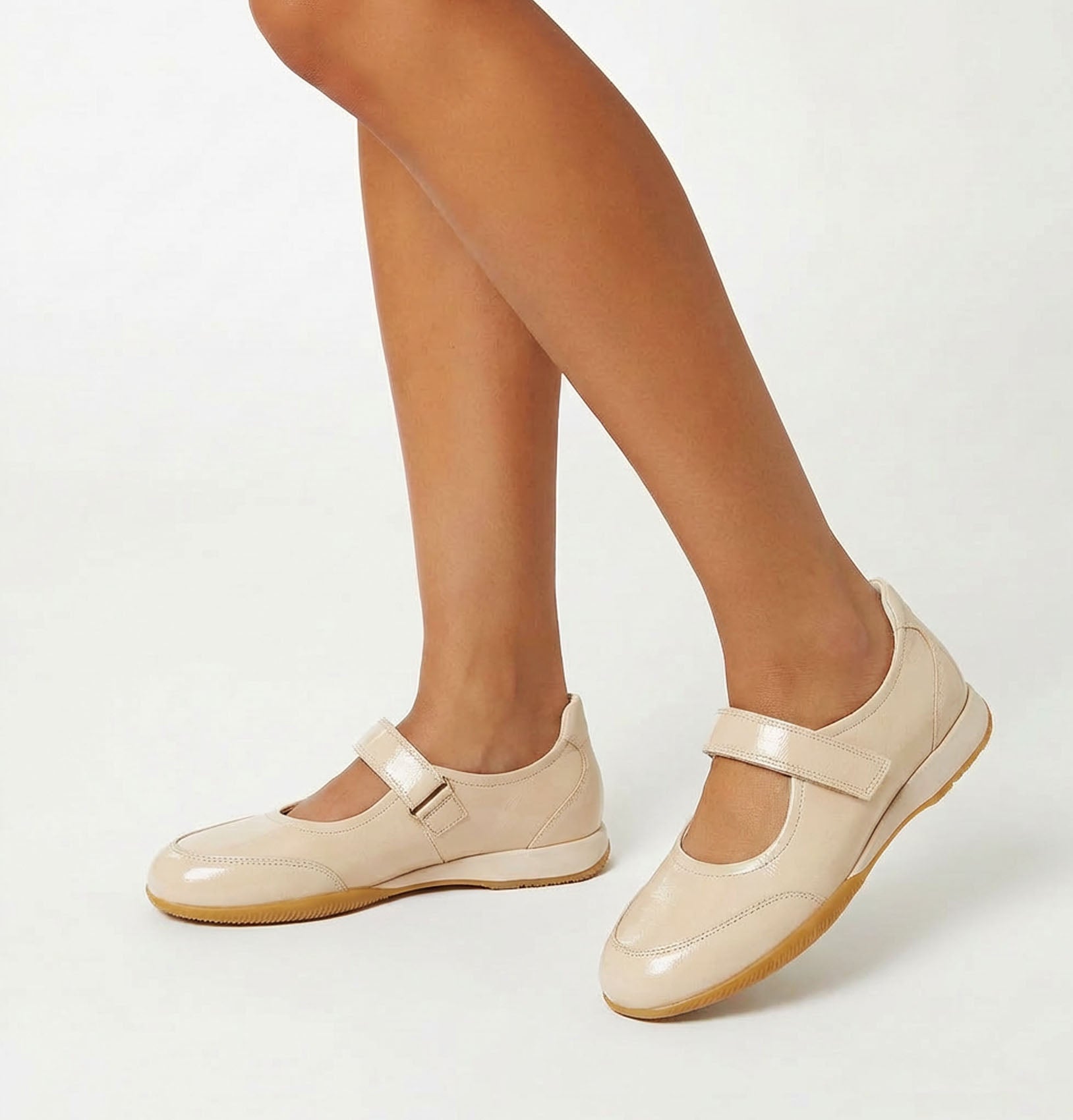 DANTE CRUSHED LEATHER MARY JANE SNEAKER