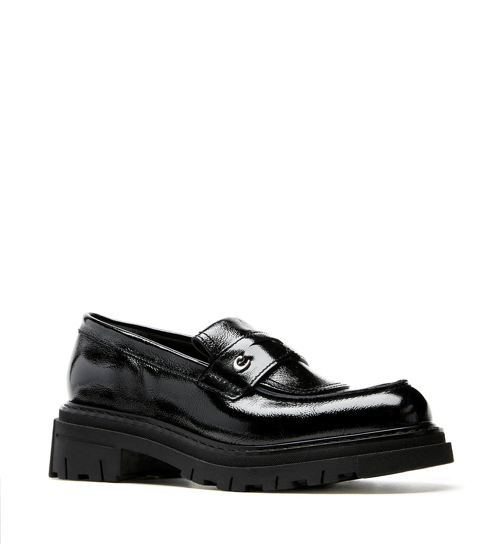 DEBBI CRINKLE LEATHER LOAFER