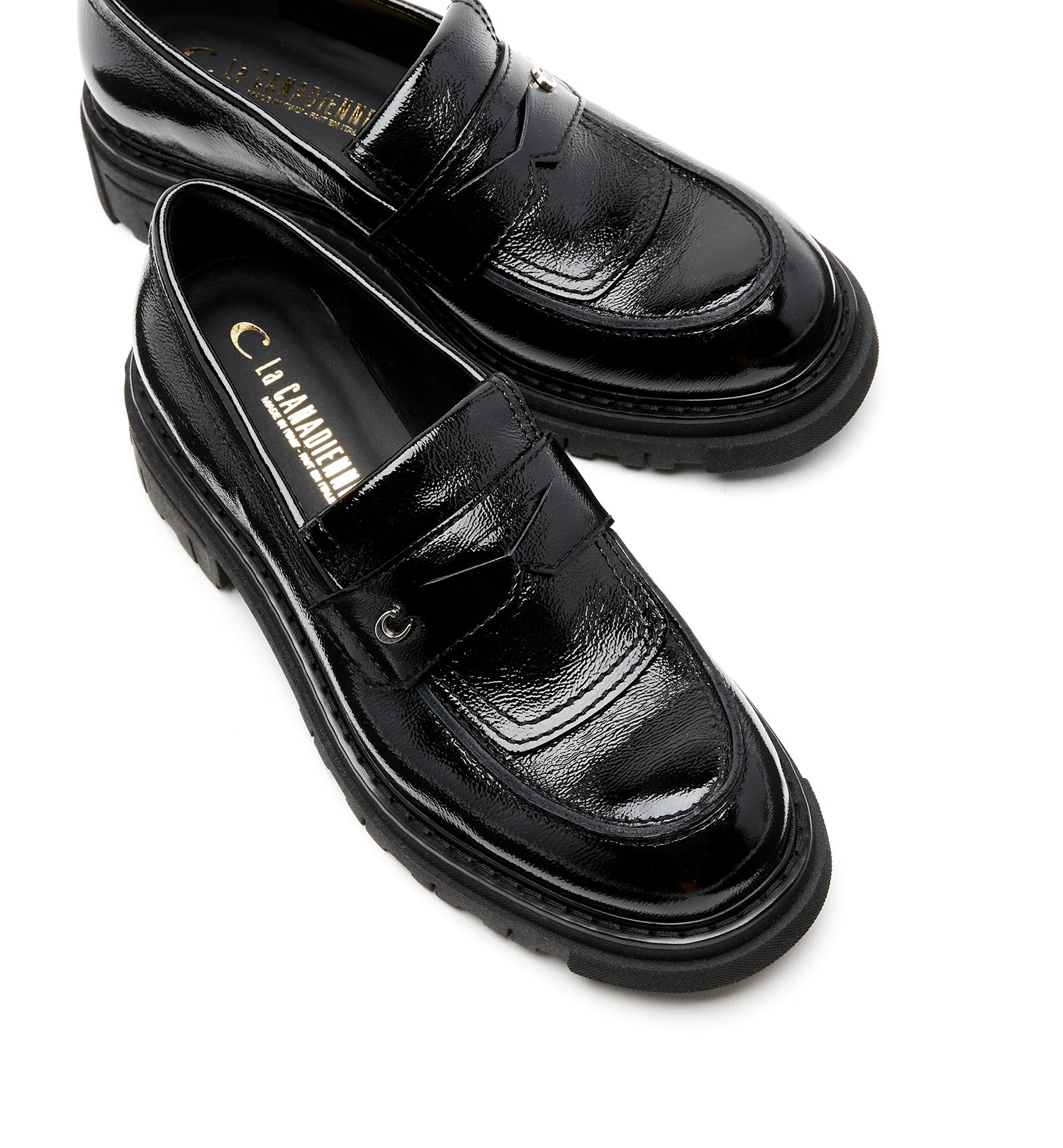 DEBBI CRINKLE LEATHER LOAFER