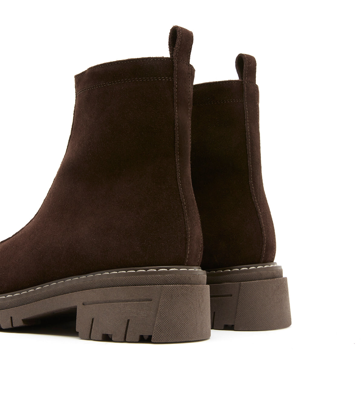 DELTA SHEARLING-LINED SUEDE BOOTIE — Item 4 of 15