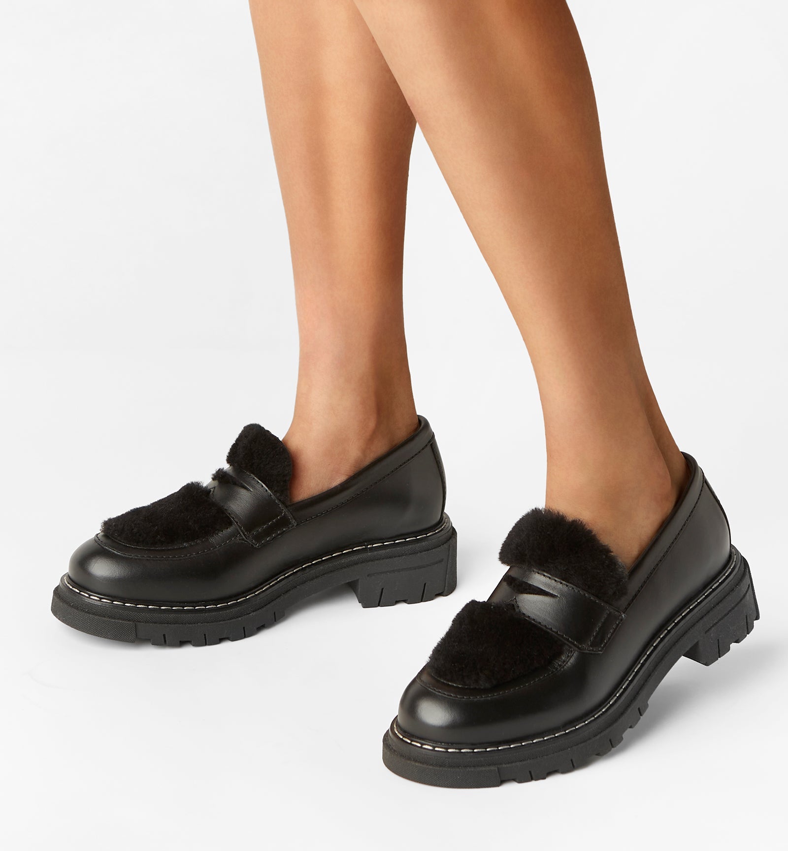 DEREA LEATHER LOAFER - La Canadienne