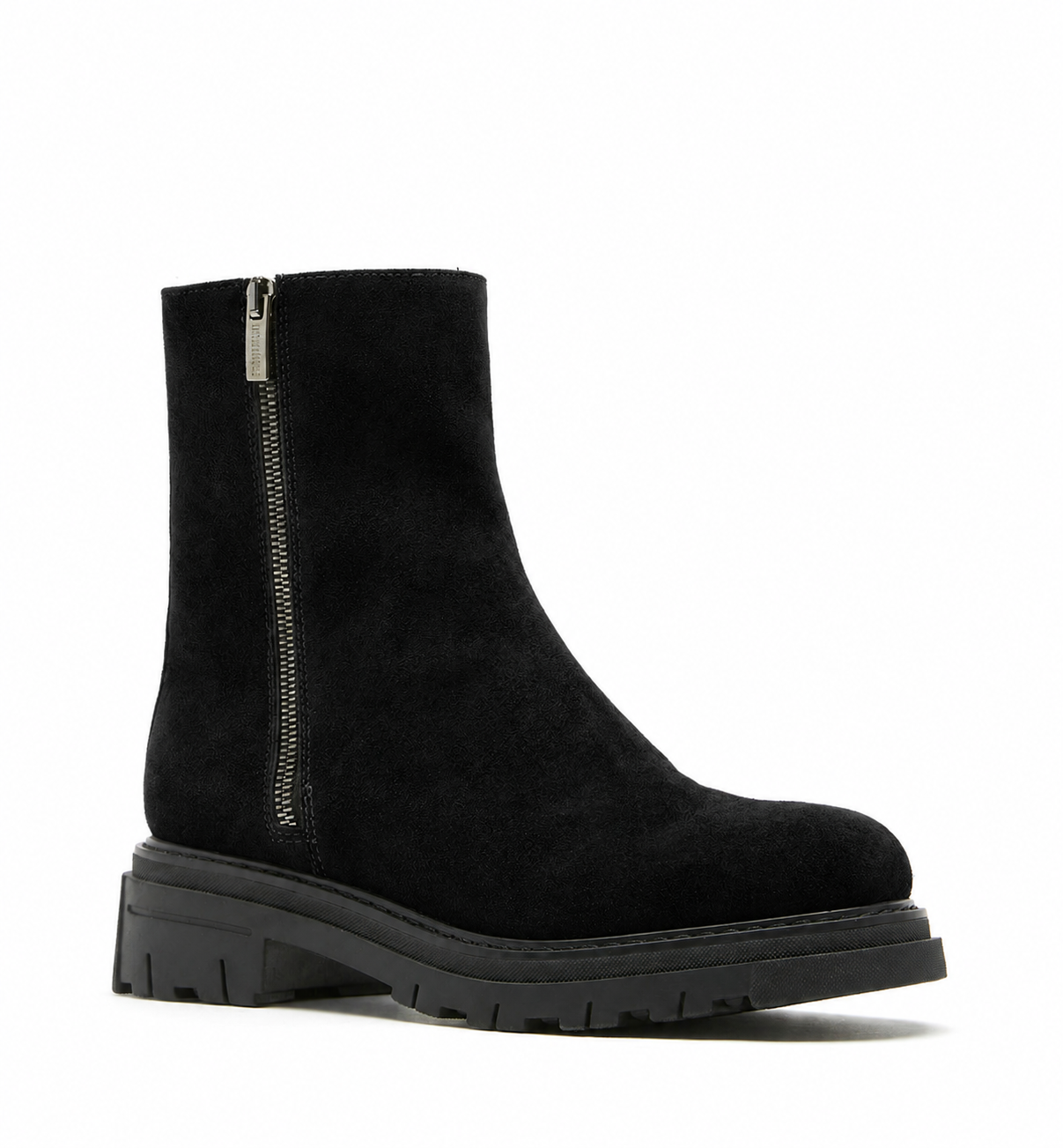 DIAMOND SHEARLING LINED SUEDE BOOTIE — Item 2 of 10