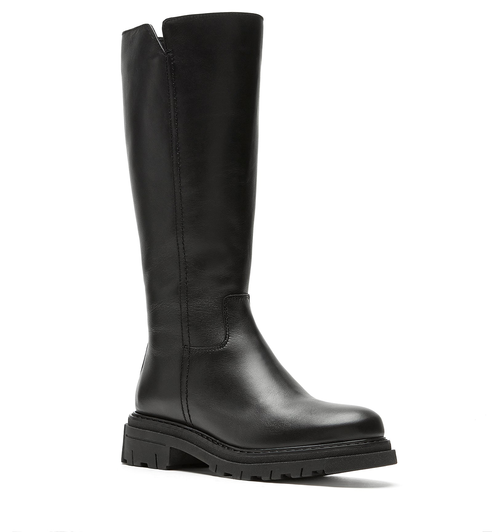 DIMITRI SHEARLING-LINED LEATHER BOOT
