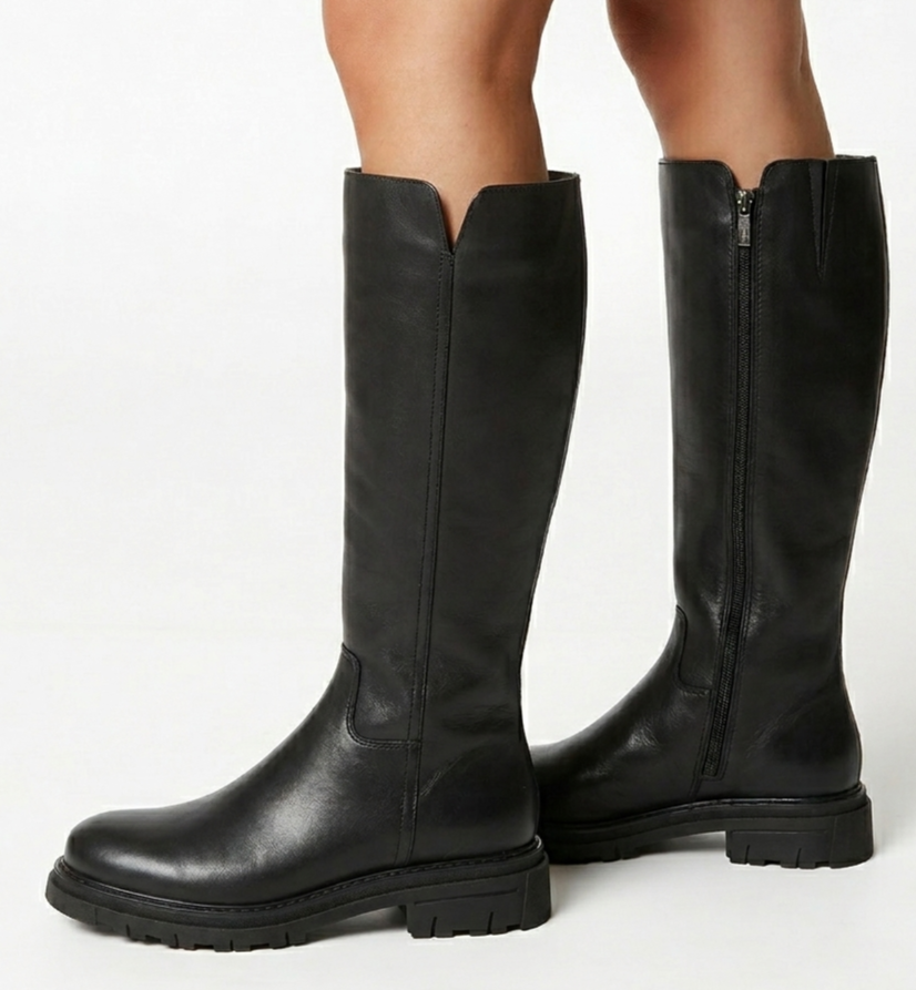 DIMITRI SHEARLING-LINED LEATHER BOOT — Item 6 of 6
