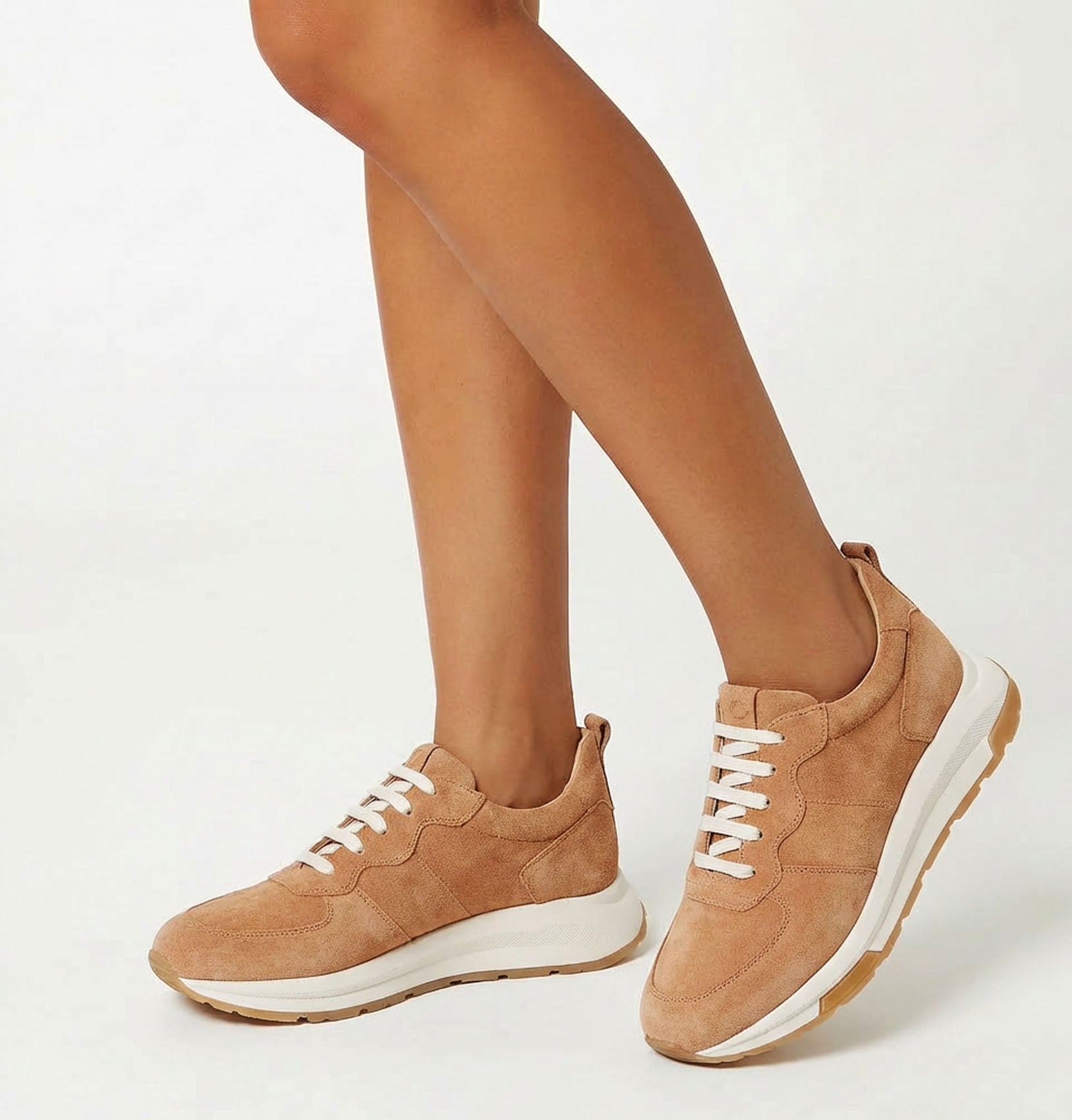 DOTTIE LACE UP SUEDE SNEAKER