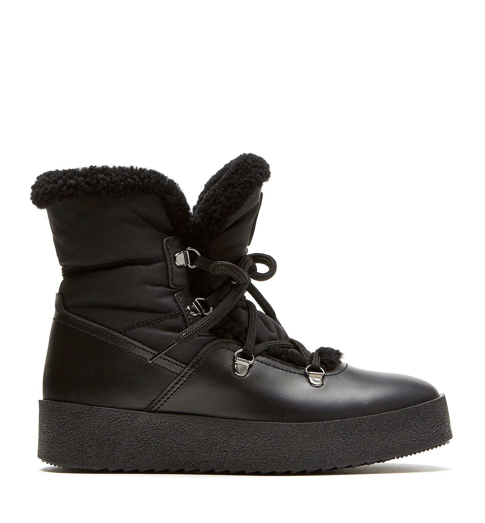 EDDIE SHEARLING - LINED LEATHER BOOT - La Canadienne