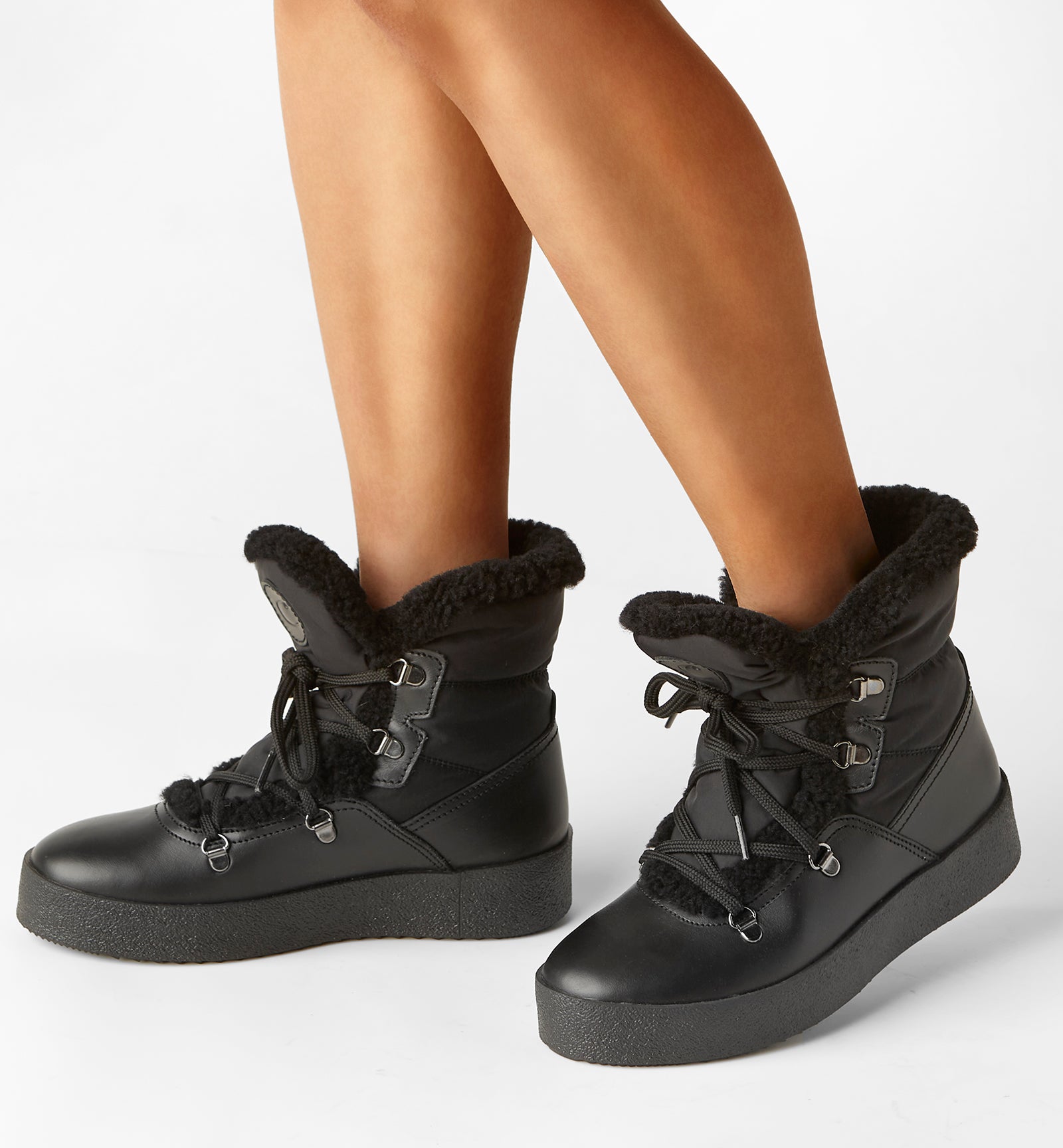 EDDIE SHEARLING - LINED LEATHER BOOT - La Canadienne