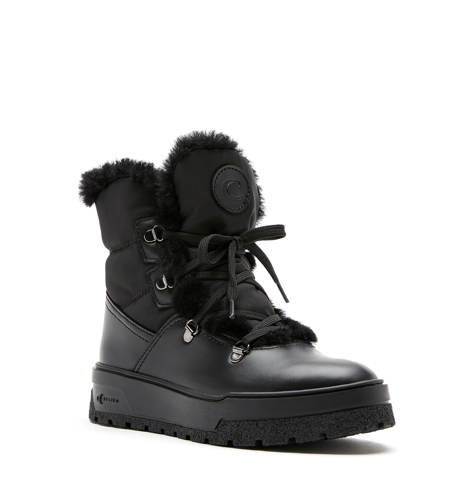 ERIKA SHEARLING-LINED BOOTIE