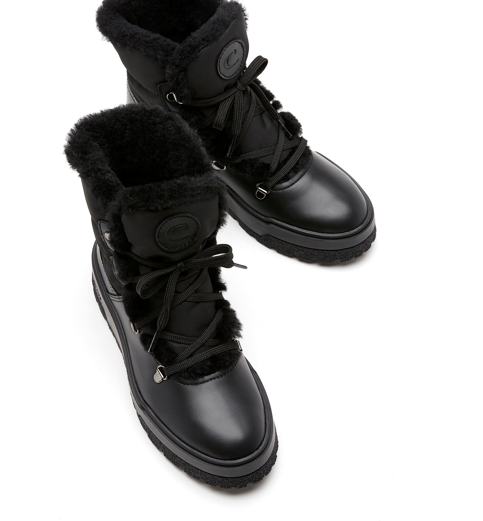 ERIKA SHEARLING-LINED BOOTIE