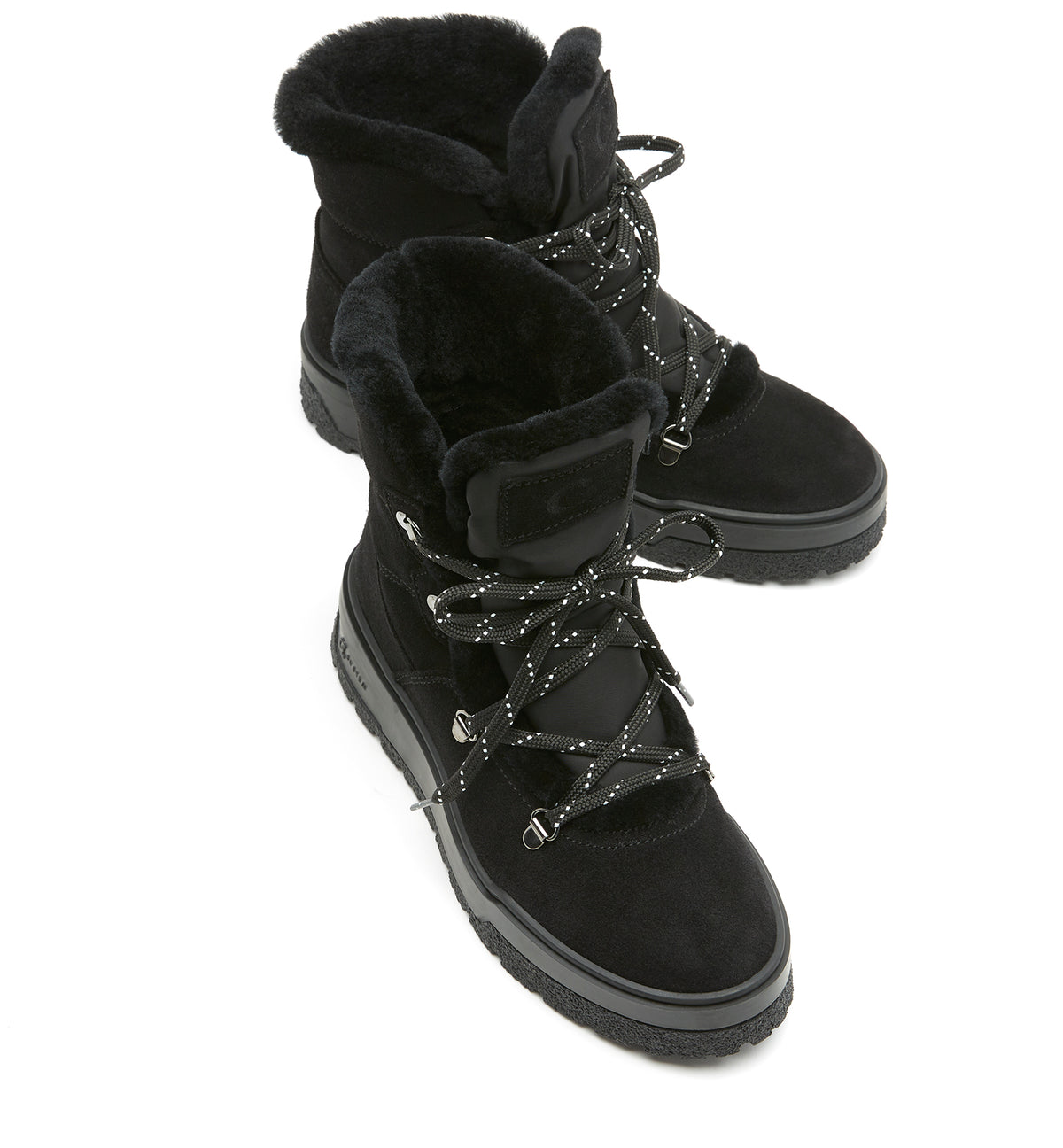 EXCELLENT SHEARLING LINED SUEDE BOOTIE — Item 3 of 15