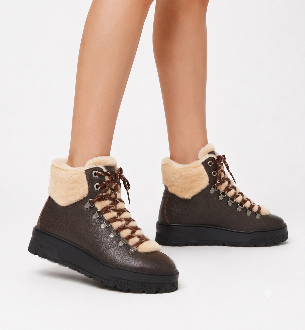 EXPERT SHEARLING LINED LEATHER BOOTIE — Item 6 of 7