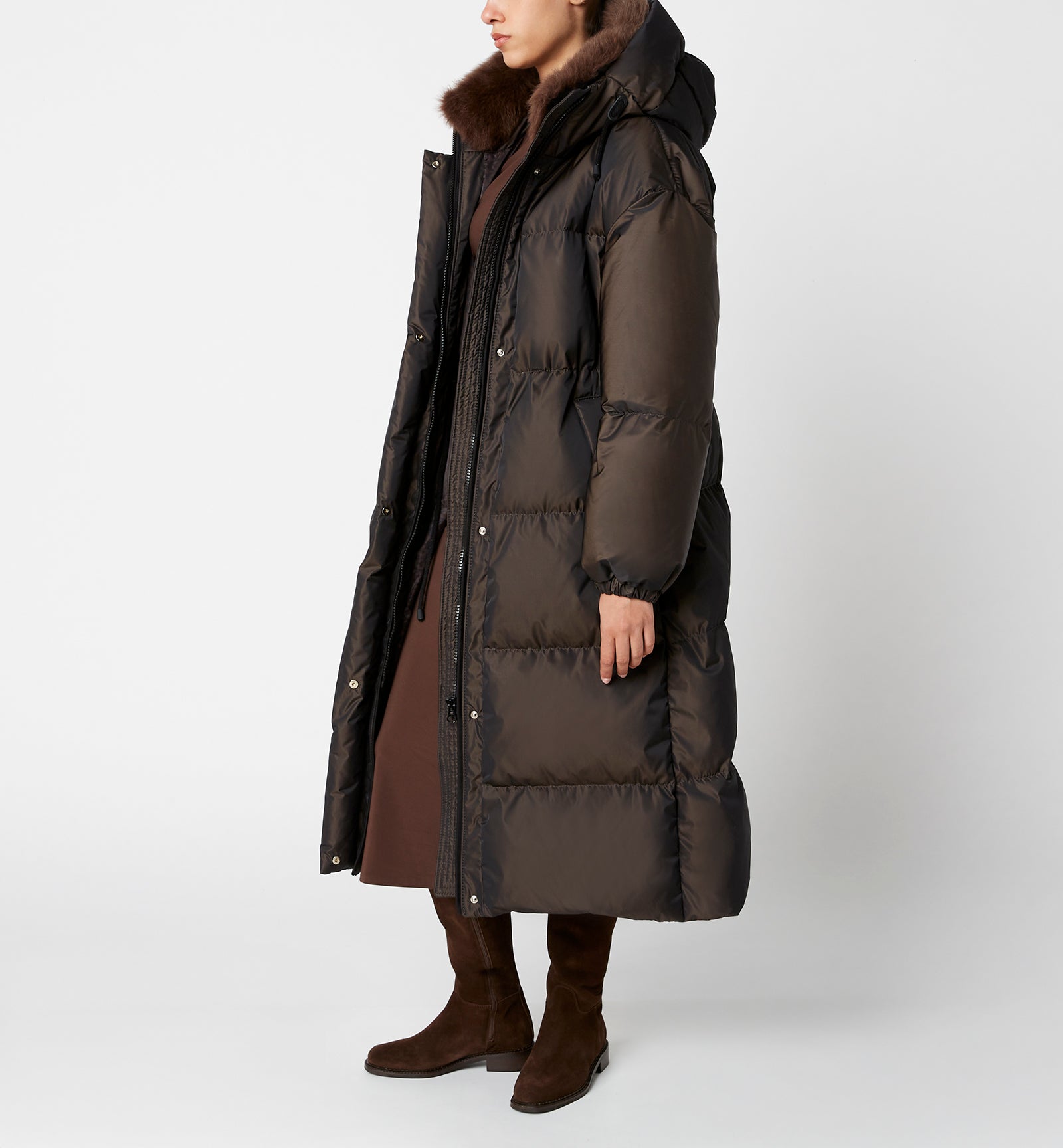 FAUSTIN MANTEAU MATELASSÉ LONGUE EN DUVET