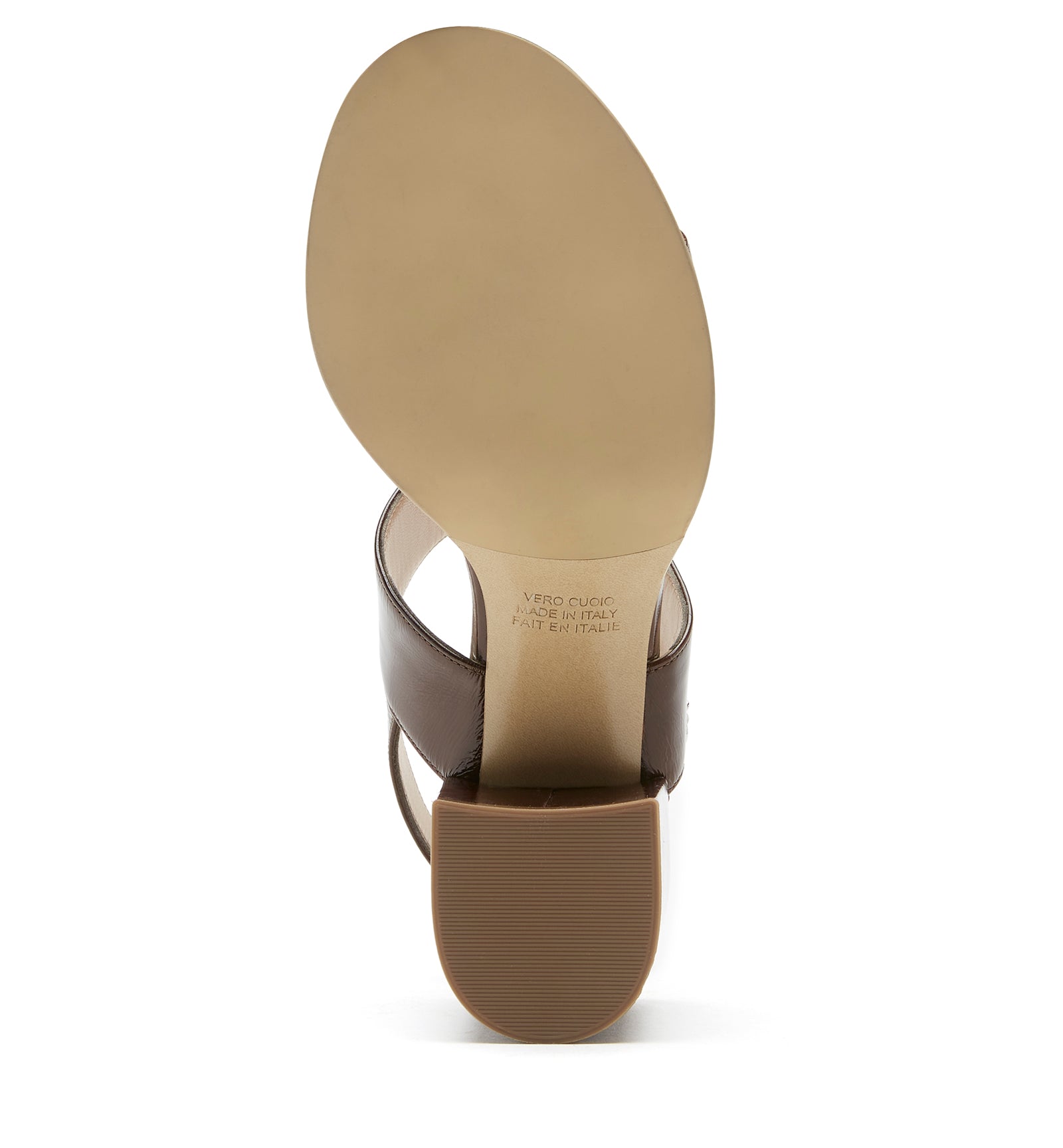 FLEMMING SANDALE EN CUIR EFFET FROISSÉ