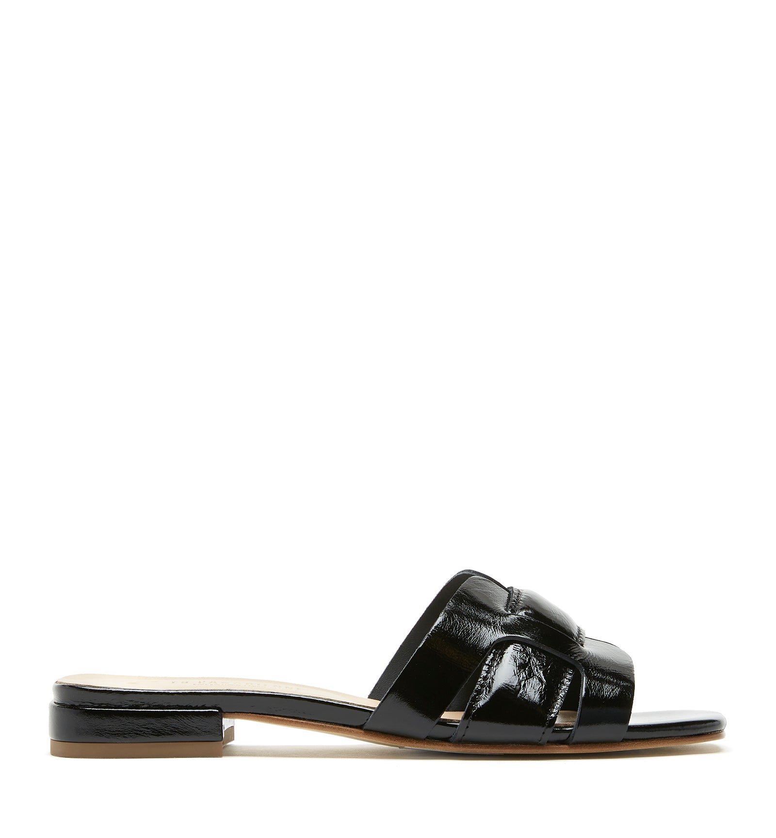 FLORE CRUSHED LEATHER SANDAL